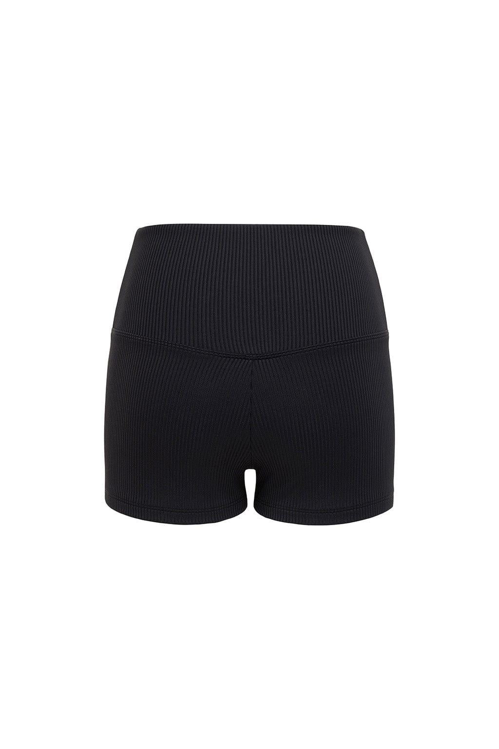Black Rib Micro Bike Short