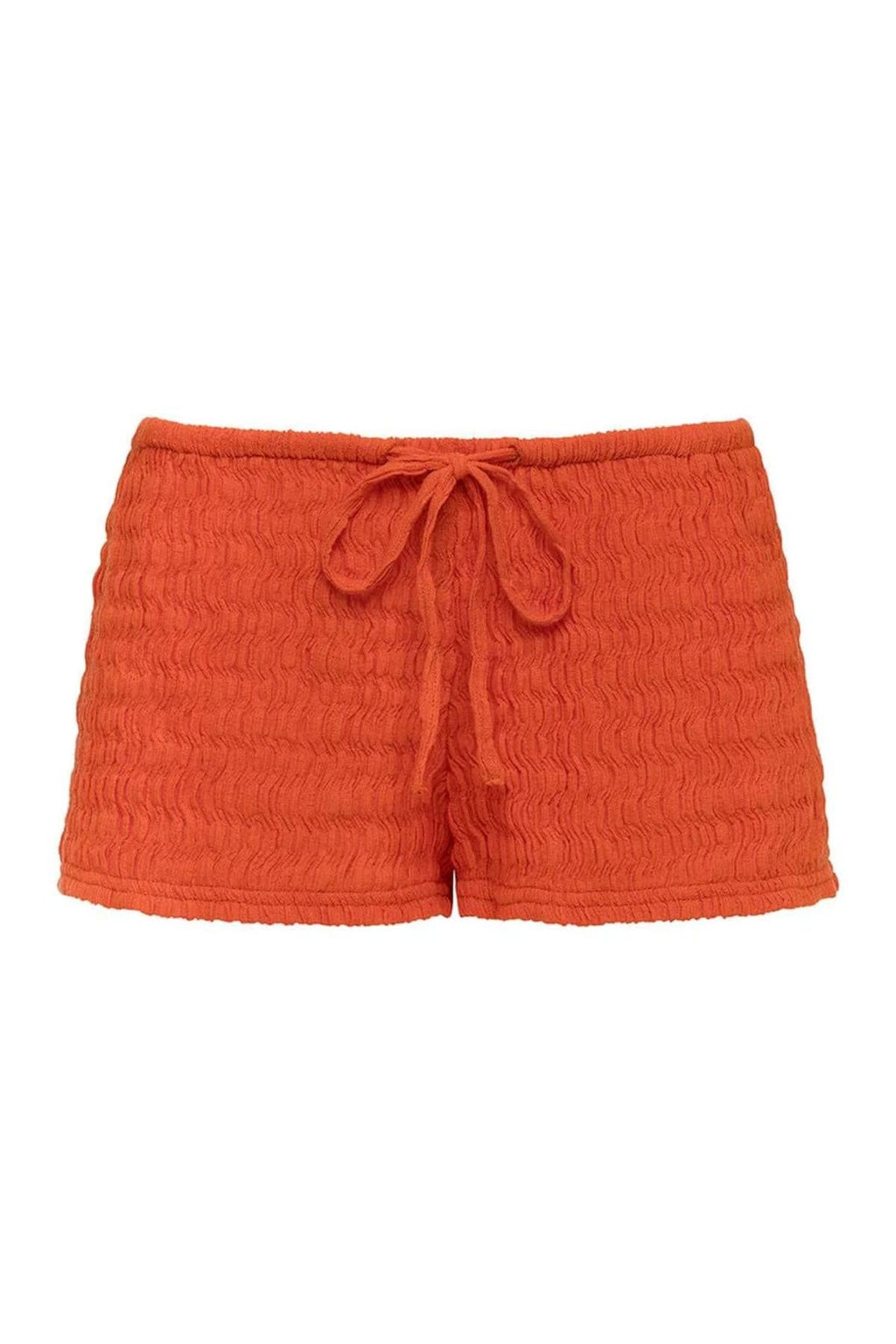 Tangerine Low-Rise Drawstring Short