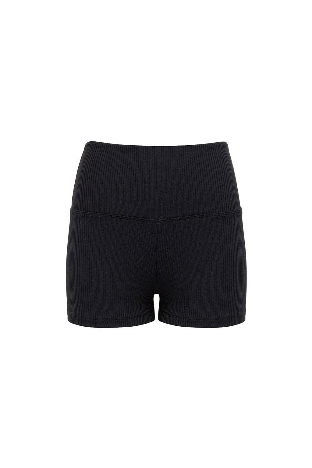 Black Rib Micro Bike Short