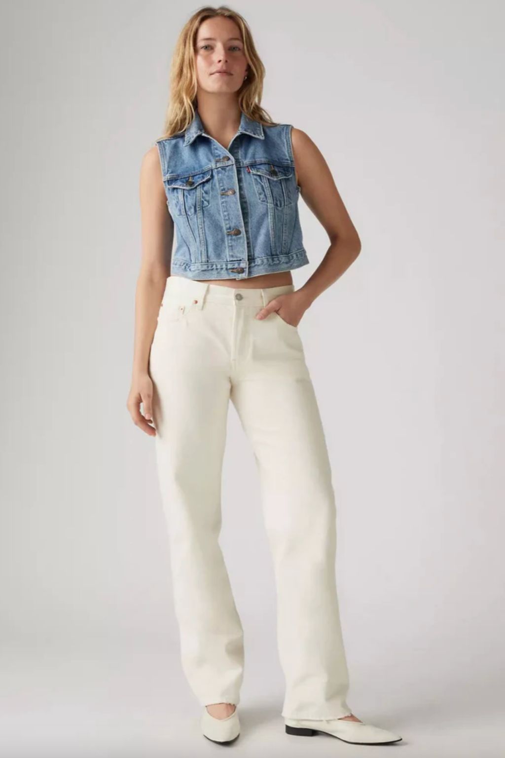 501 '90s (Ecru Booper No Damage)