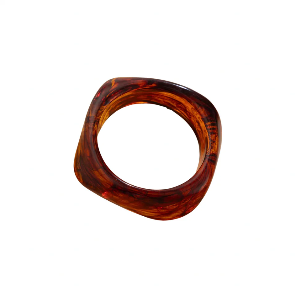 Acrylic Bangle (Amber)