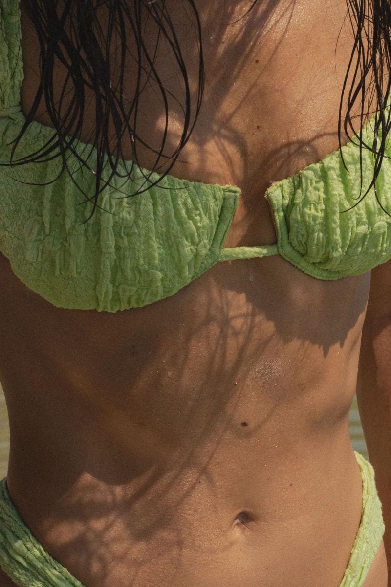 Avo Floral Petal Variation Bikini Top