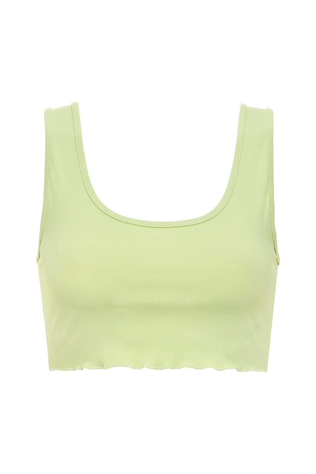 Avo Micro Rib Binded Tank Top