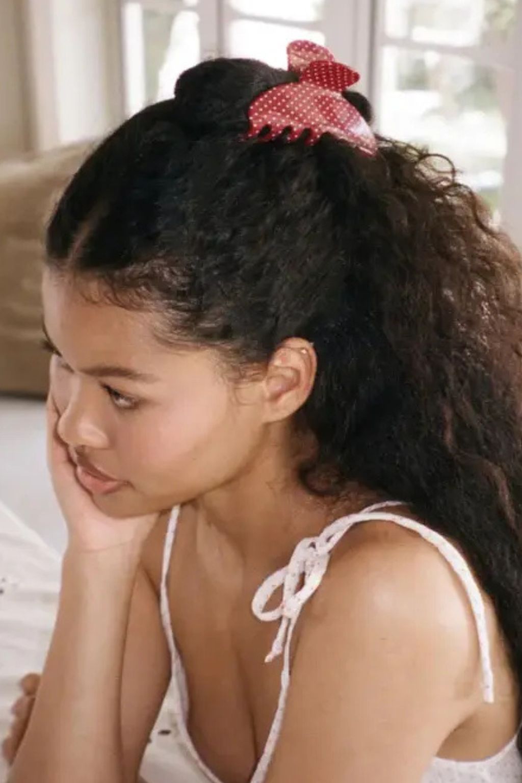 Big Effing Clip (Cherry Polka Dot)