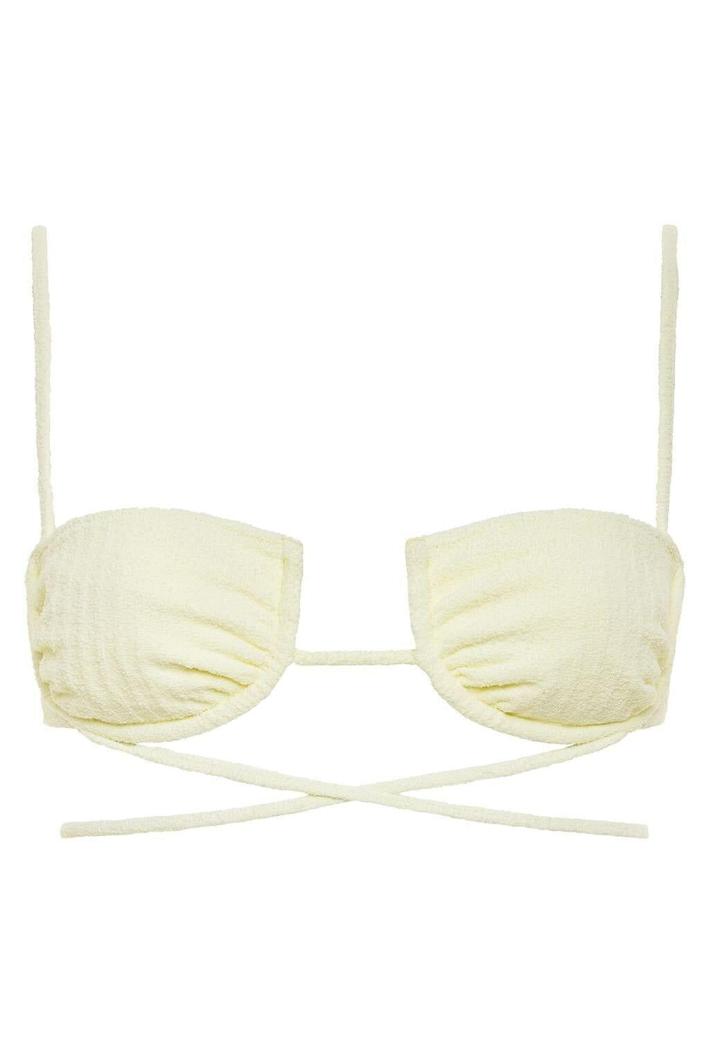Buttercream Rib Simone Bikini Top