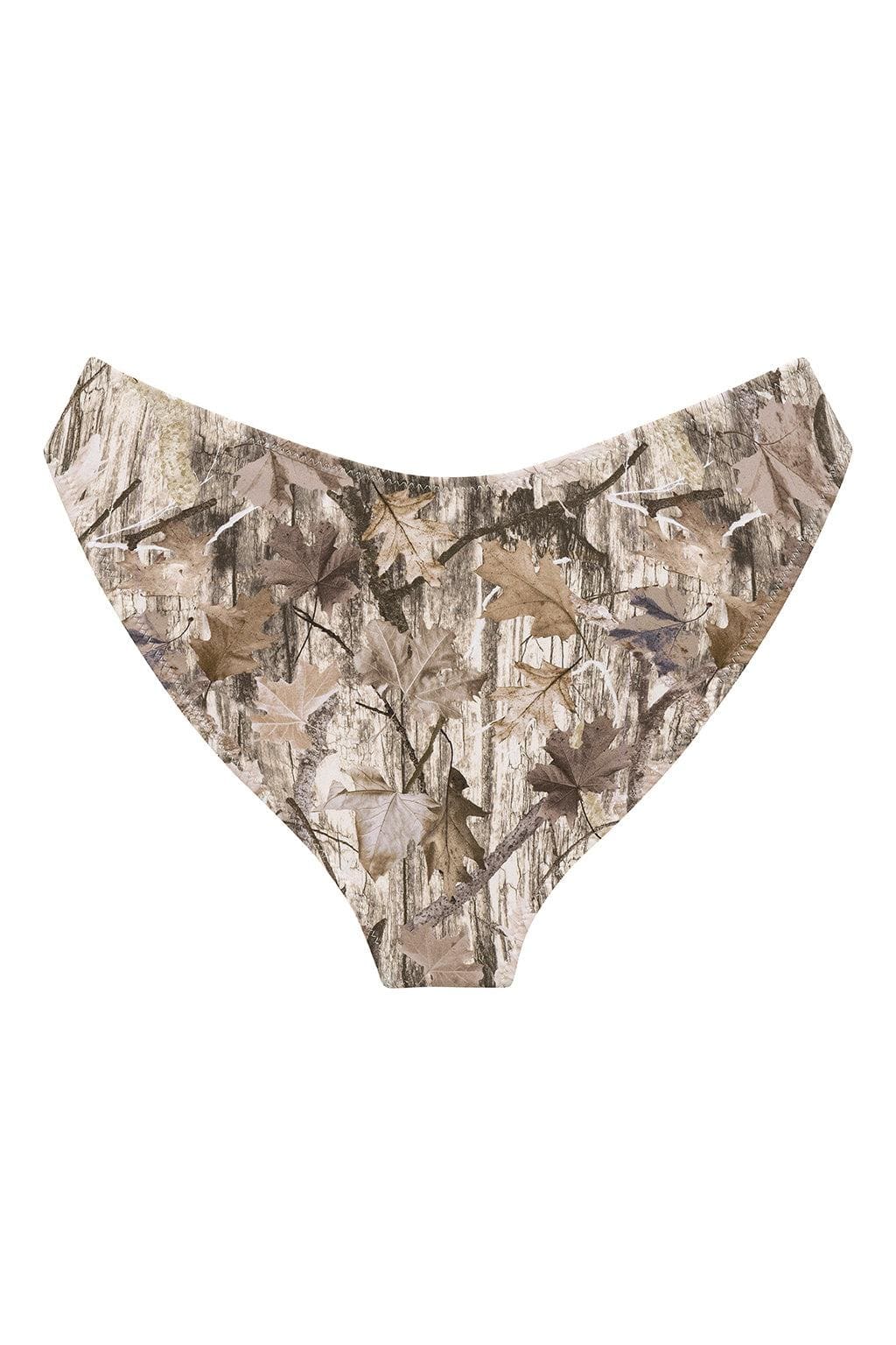 Camo Added Coverage Lulu (Zig-Zag Stitch) Bikini Bottom