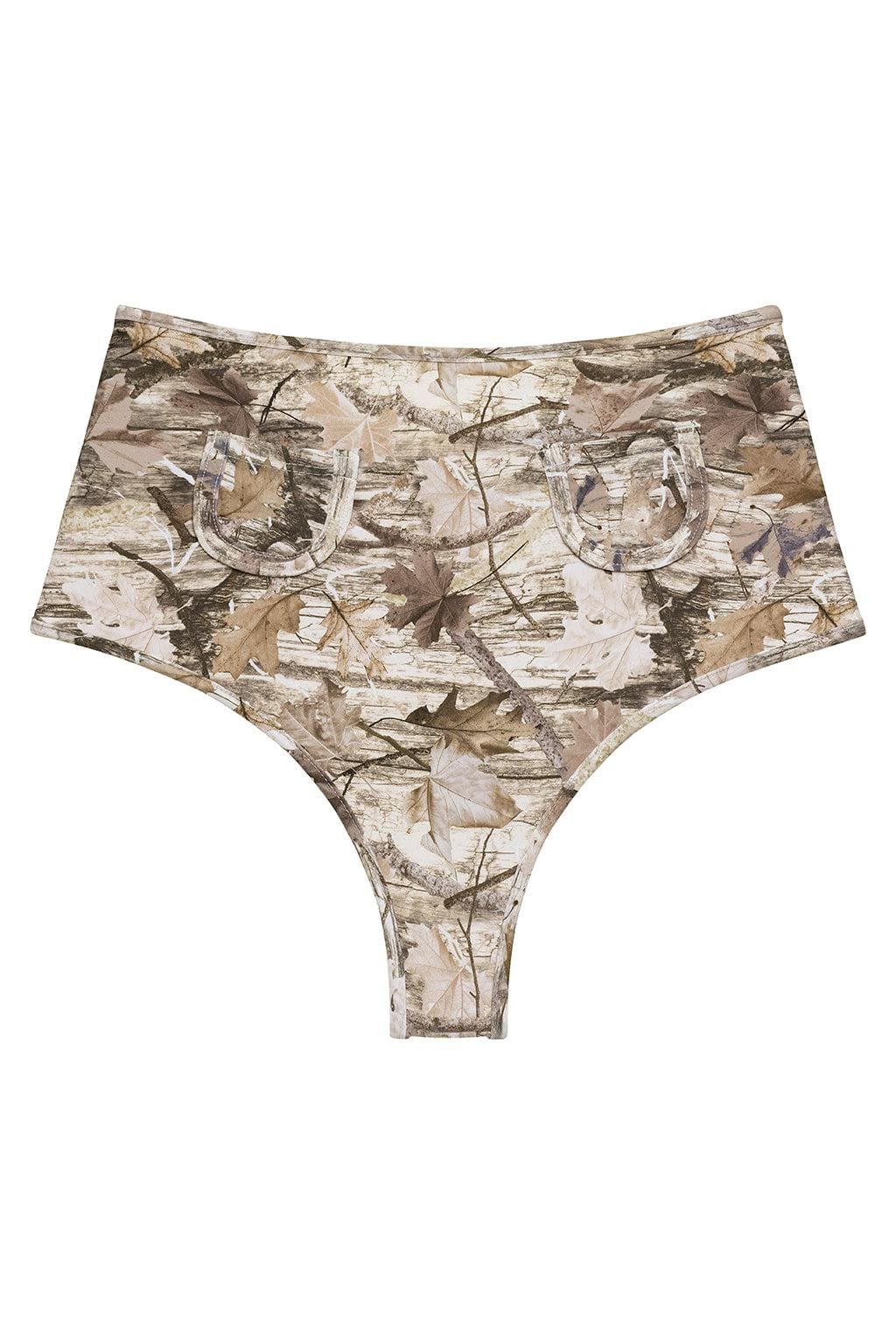 Camo Polly Bikini Bottom