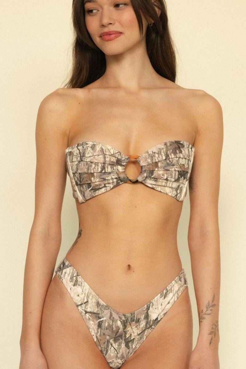 Camo Added Coverage Lulu (Zig-Zag Stitch) Bikini Bottom