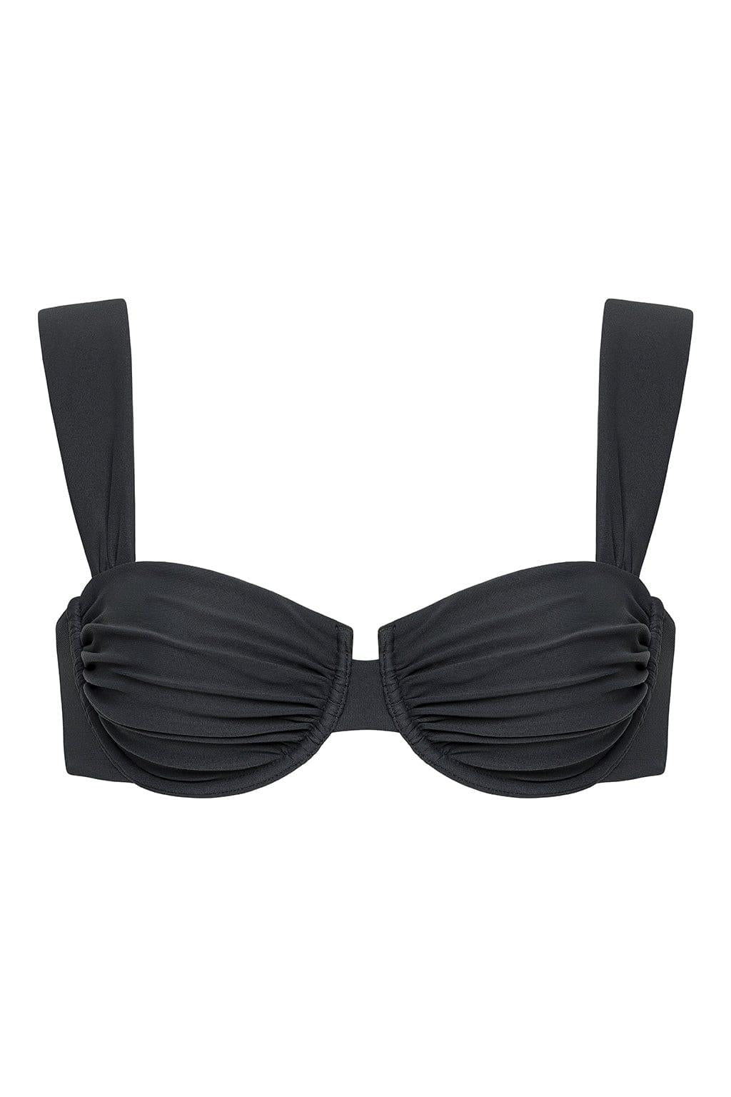 Charcoal Bella Bikini Top