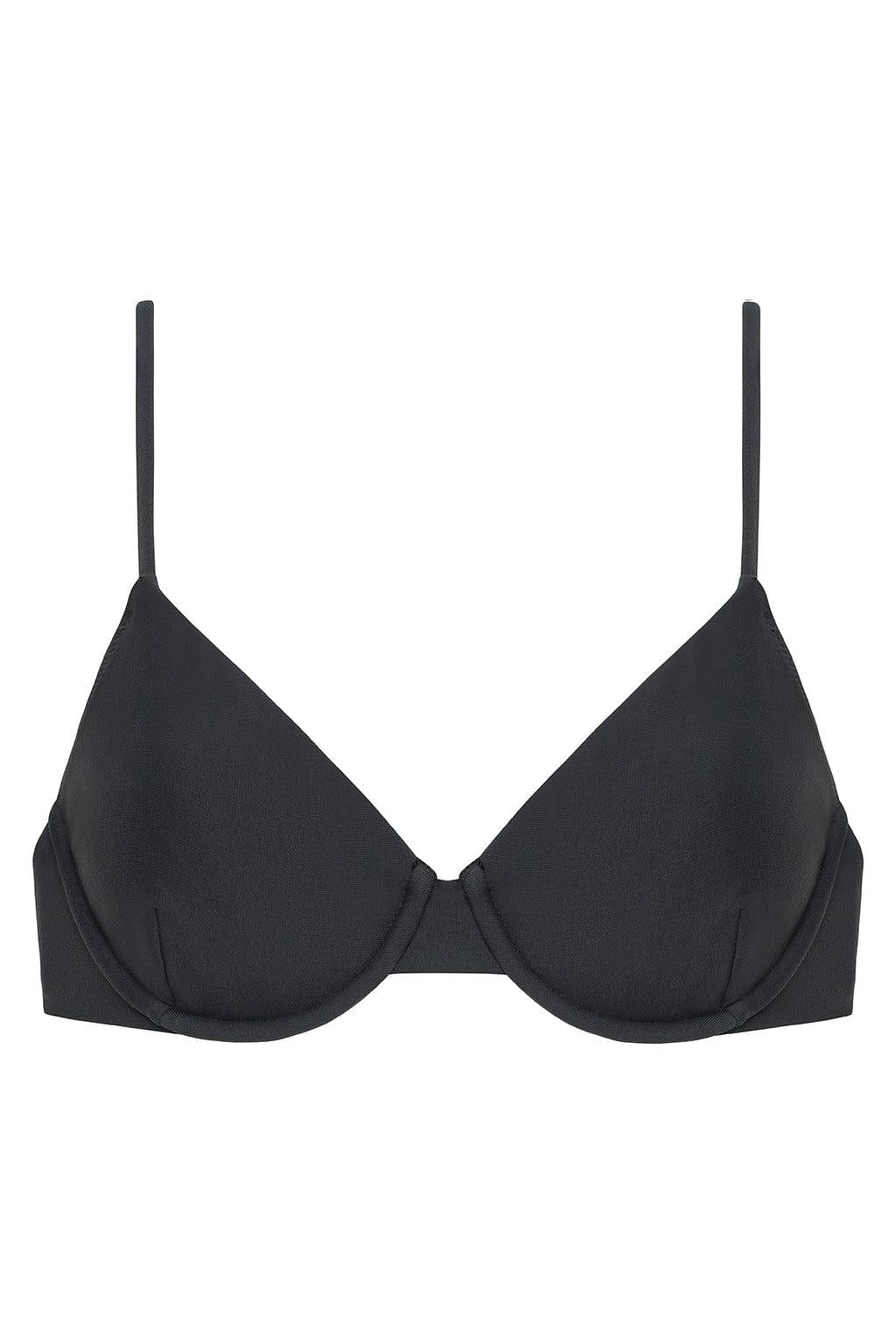 Charcoal Dainty Bikini Top