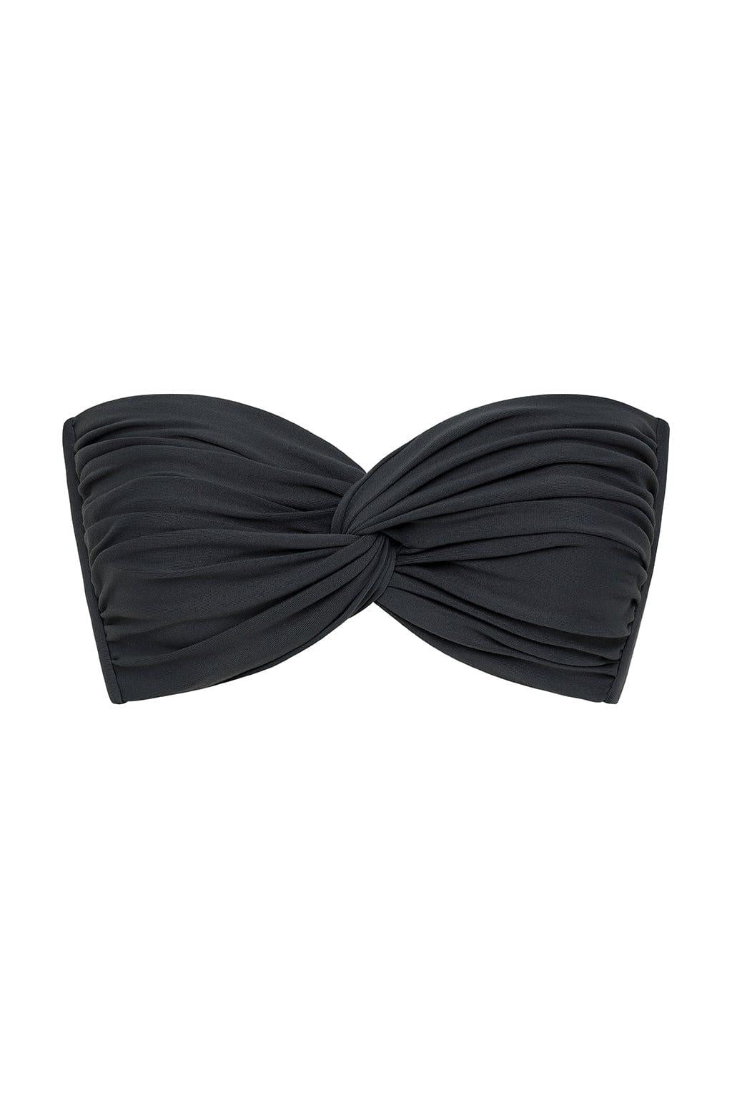 Charcoal Turban Bikini Top