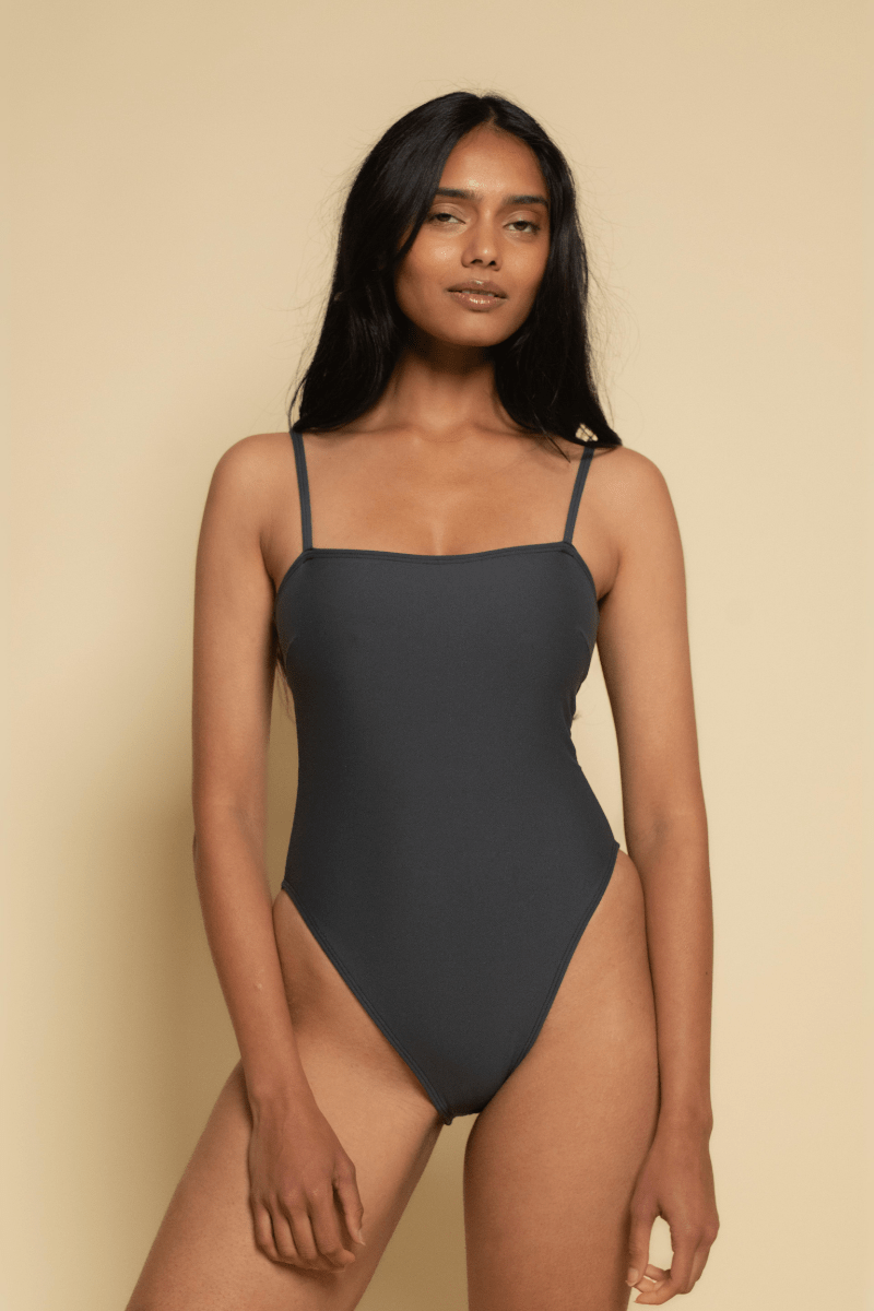 Charcoal Jacelyn One-Piece