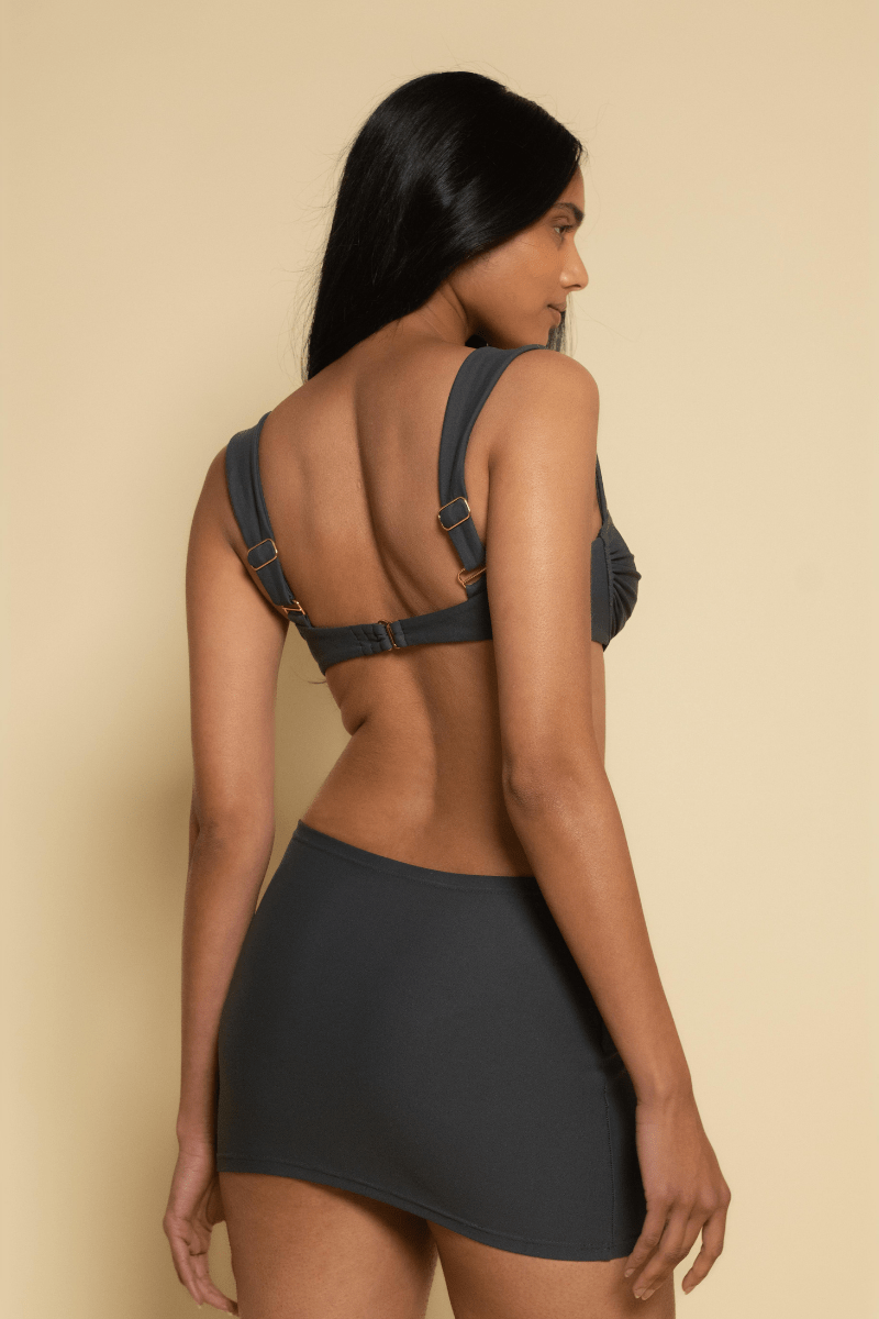 Charcoal Micro Skirt