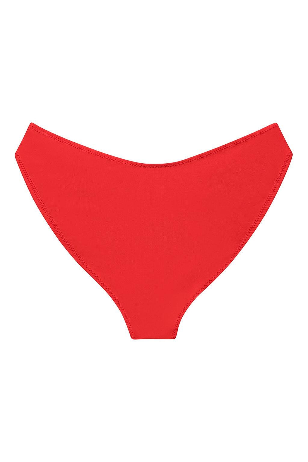 Cherry Added Coverage Lulu (Zig-Zag Stitch) Bikini Bottom