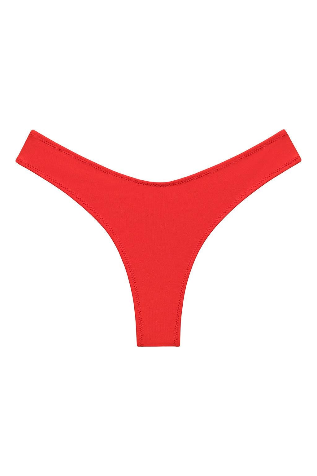 Cherry Added Coverage Lulu (Zig-Zag Stitch) Bikini Bottom