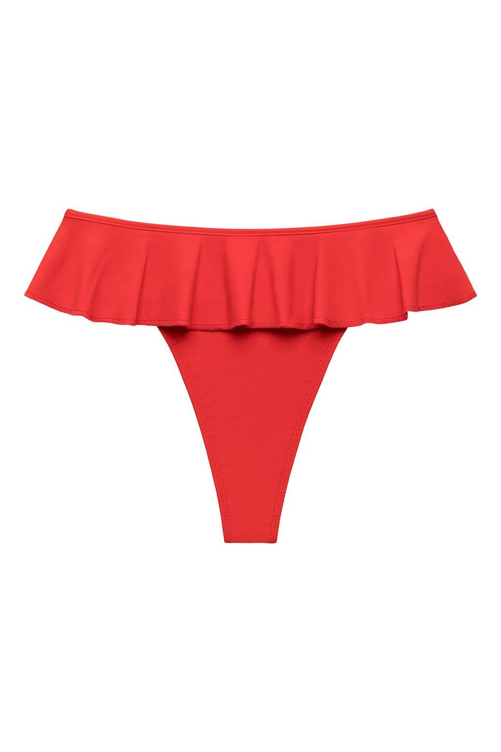 Cherry Tamarindo Ruffle Bikini Bottom