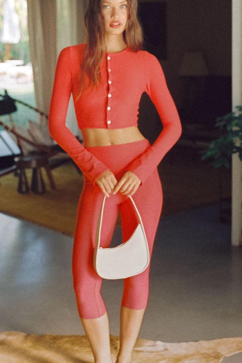 Cherry Zoe Capri Legging