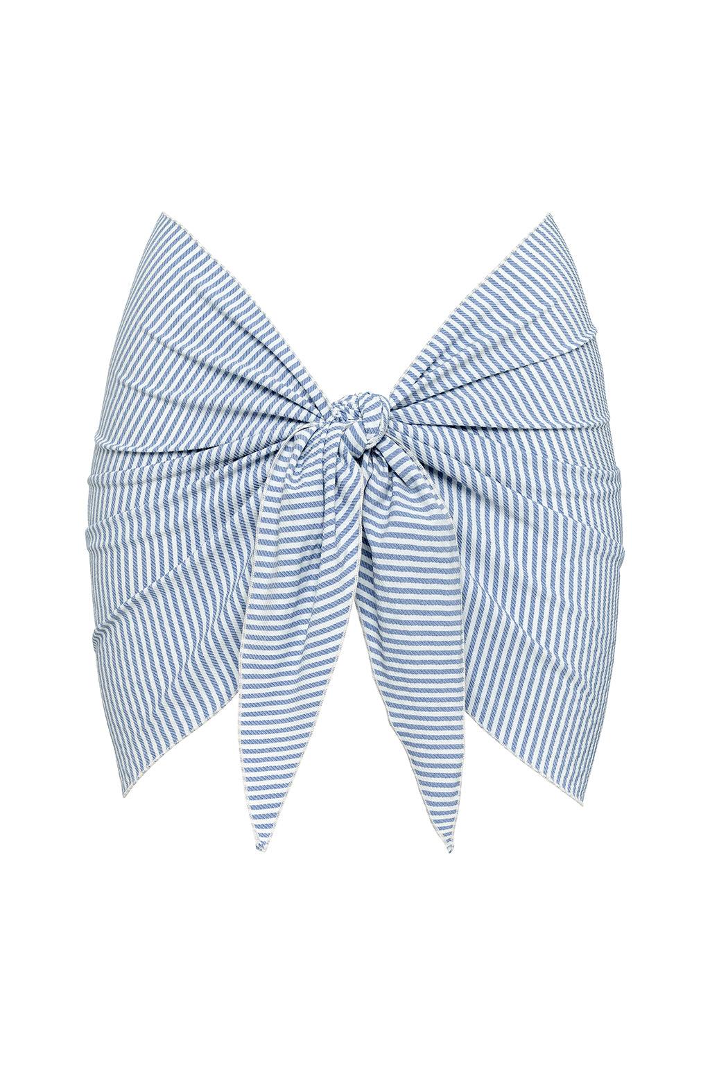 Classic Blue Stripe Sarong