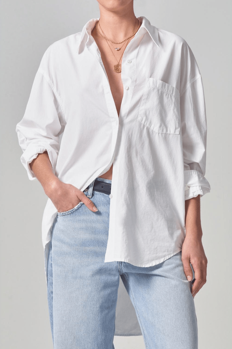 Cocoon Shirt (Optic White)