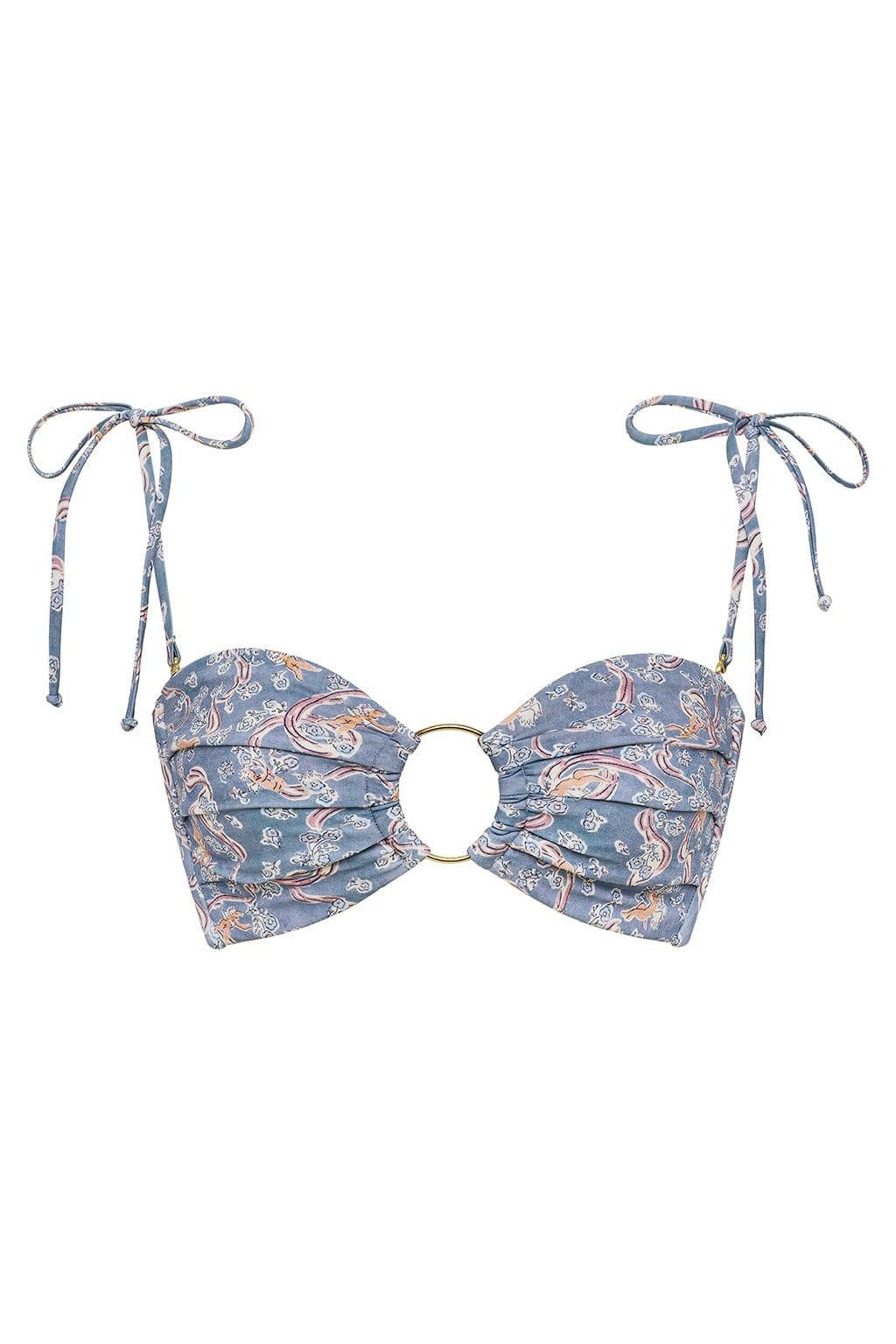 Cupid Tori Ties Bandeau Bikini Top