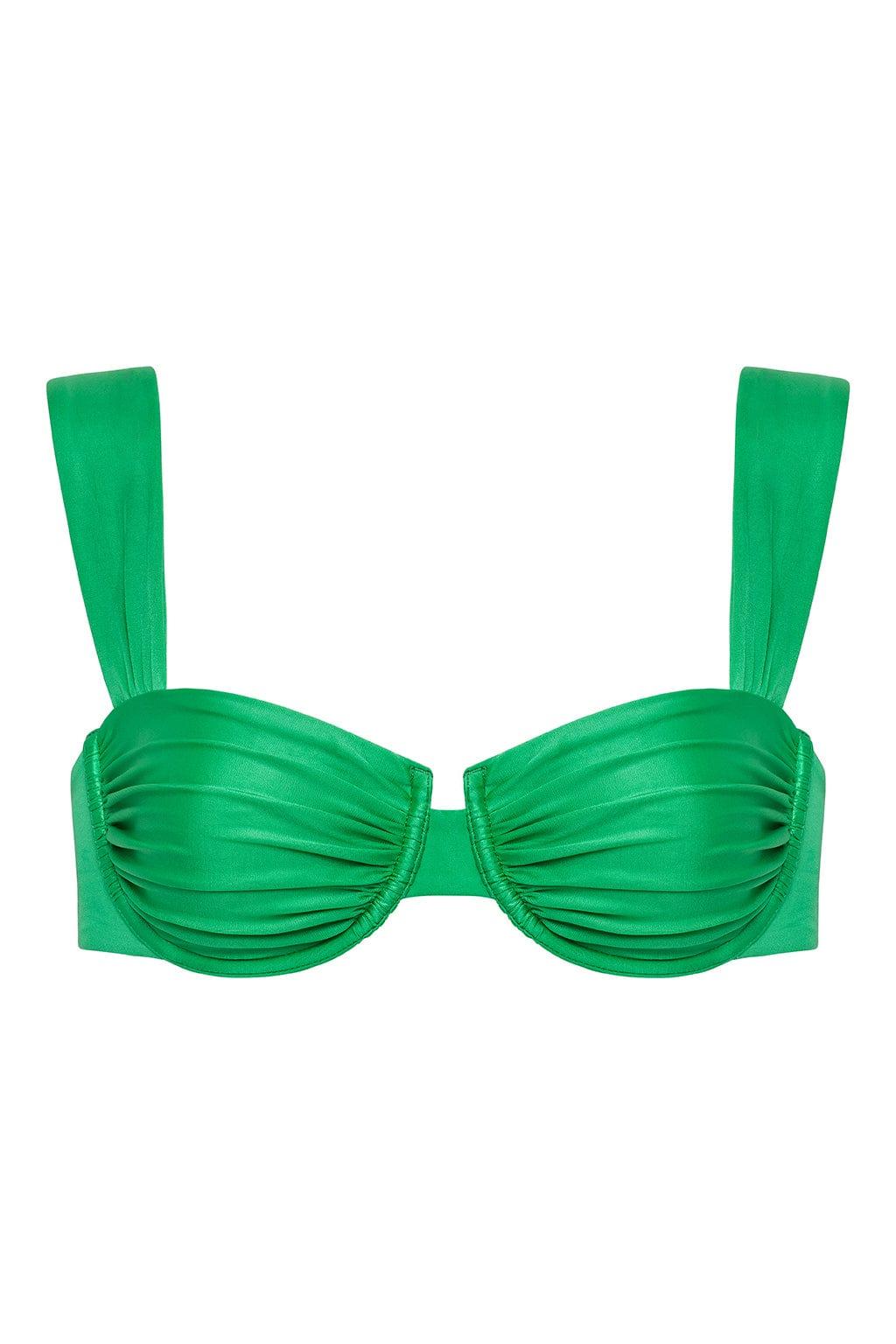 Emerald Shimmer Bella Bikini Top