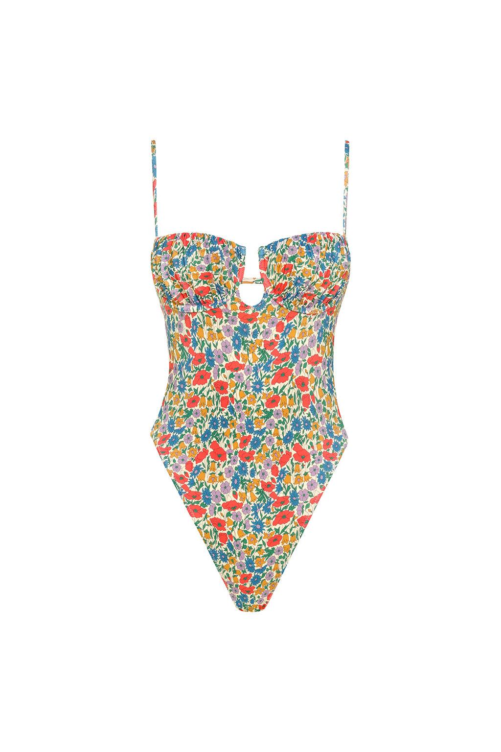 Florencia Floral Petal One-Piece