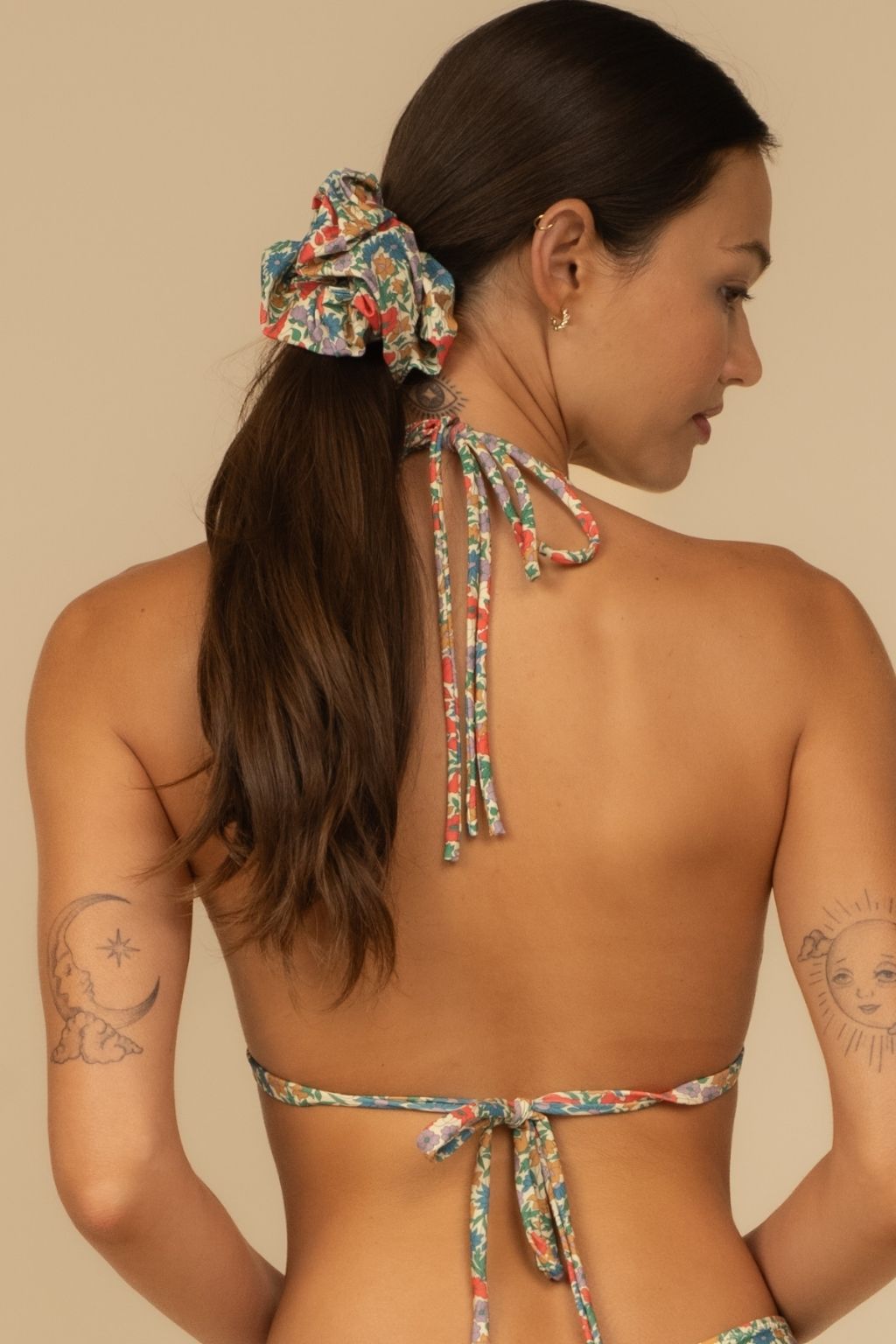 Florencia Floral Chunky Scrunchie