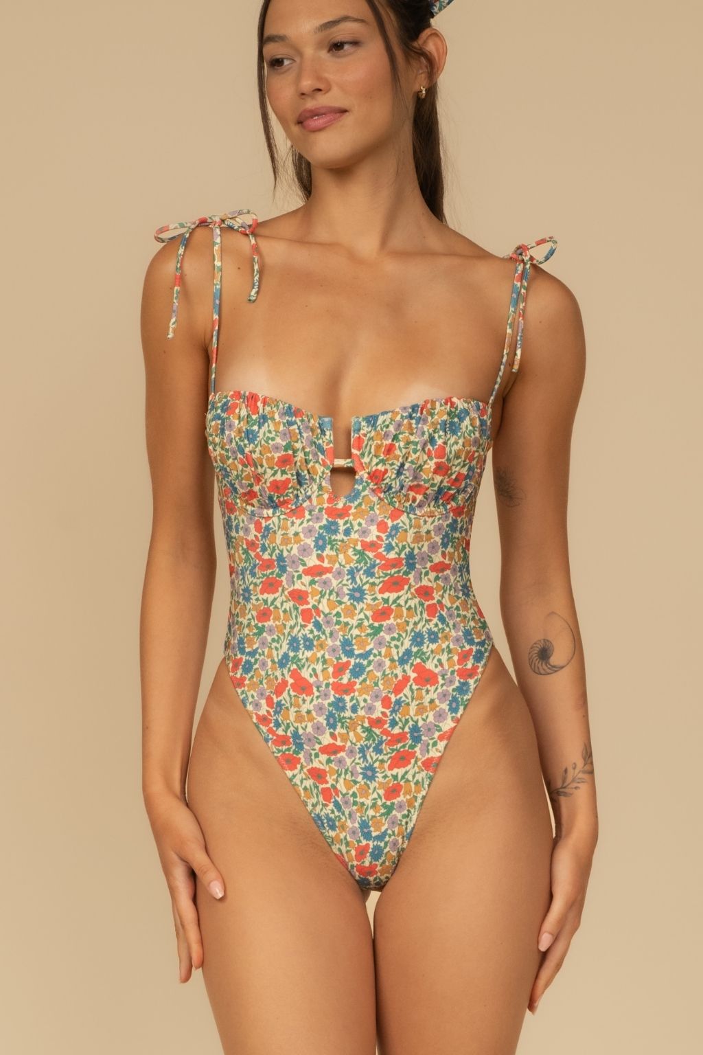 Florencia Floral Petal One-Piece