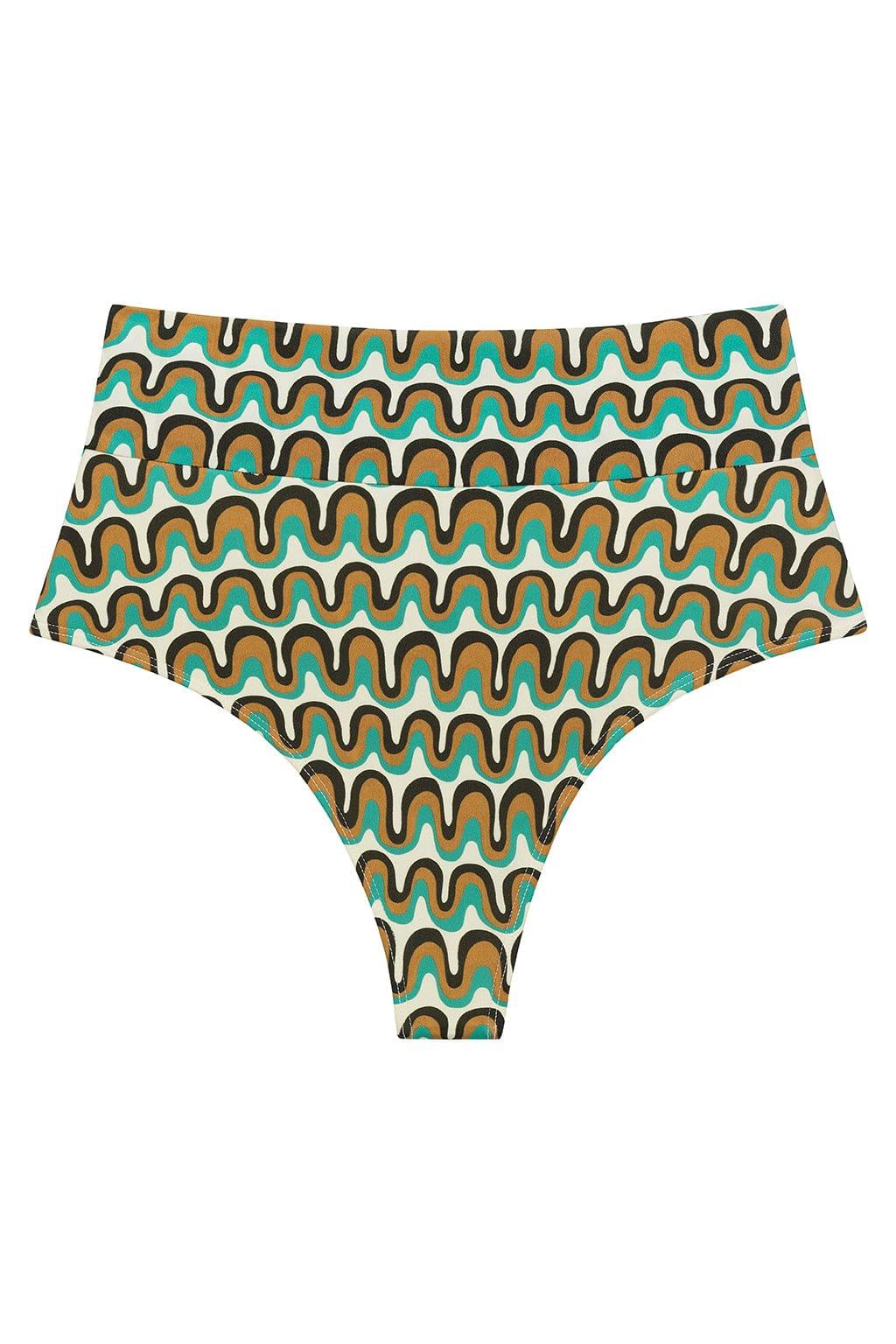 Groovy Added Coverage High Rise Bikini Bottom