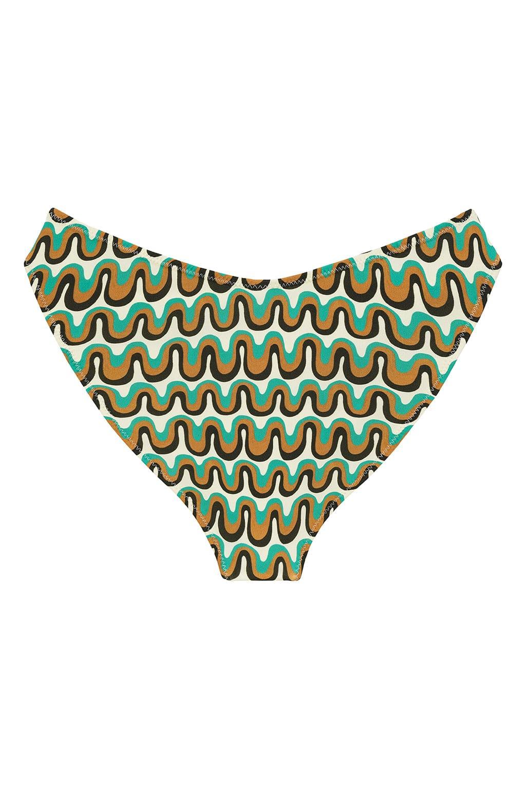 Groovy Added Coverage Lulu (Zig-Zag Stitch) Bikini Bottom