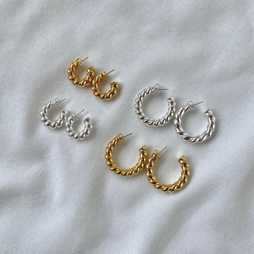 Twisted Sister Hoops (Small)