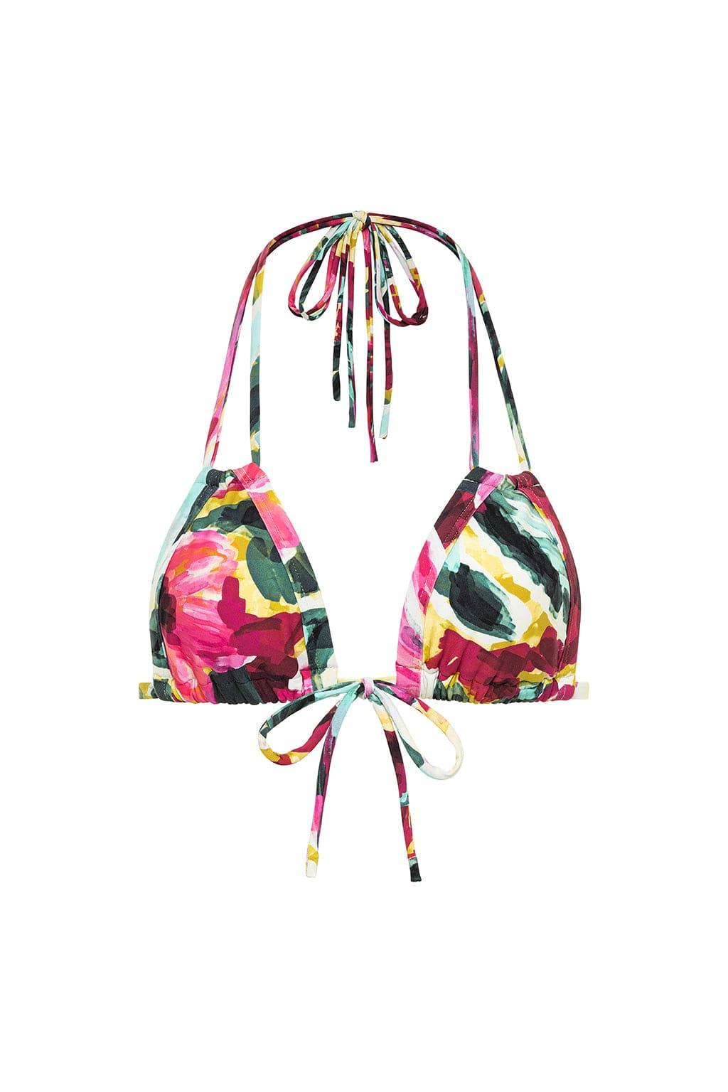 Isla Floral Euro Bow Bikini Top