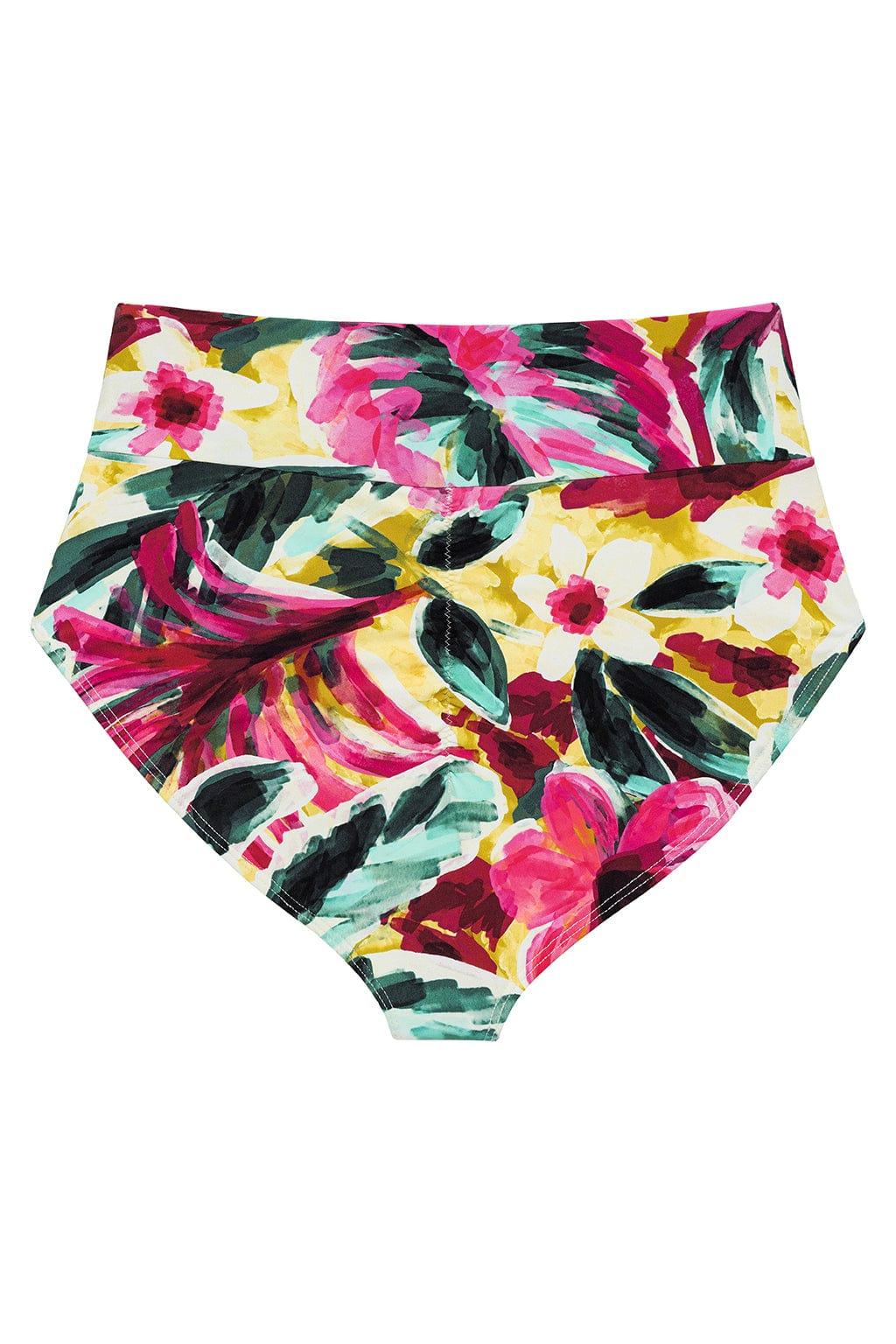 Isla Floral Full Coverage High Rise Bikini Bottom