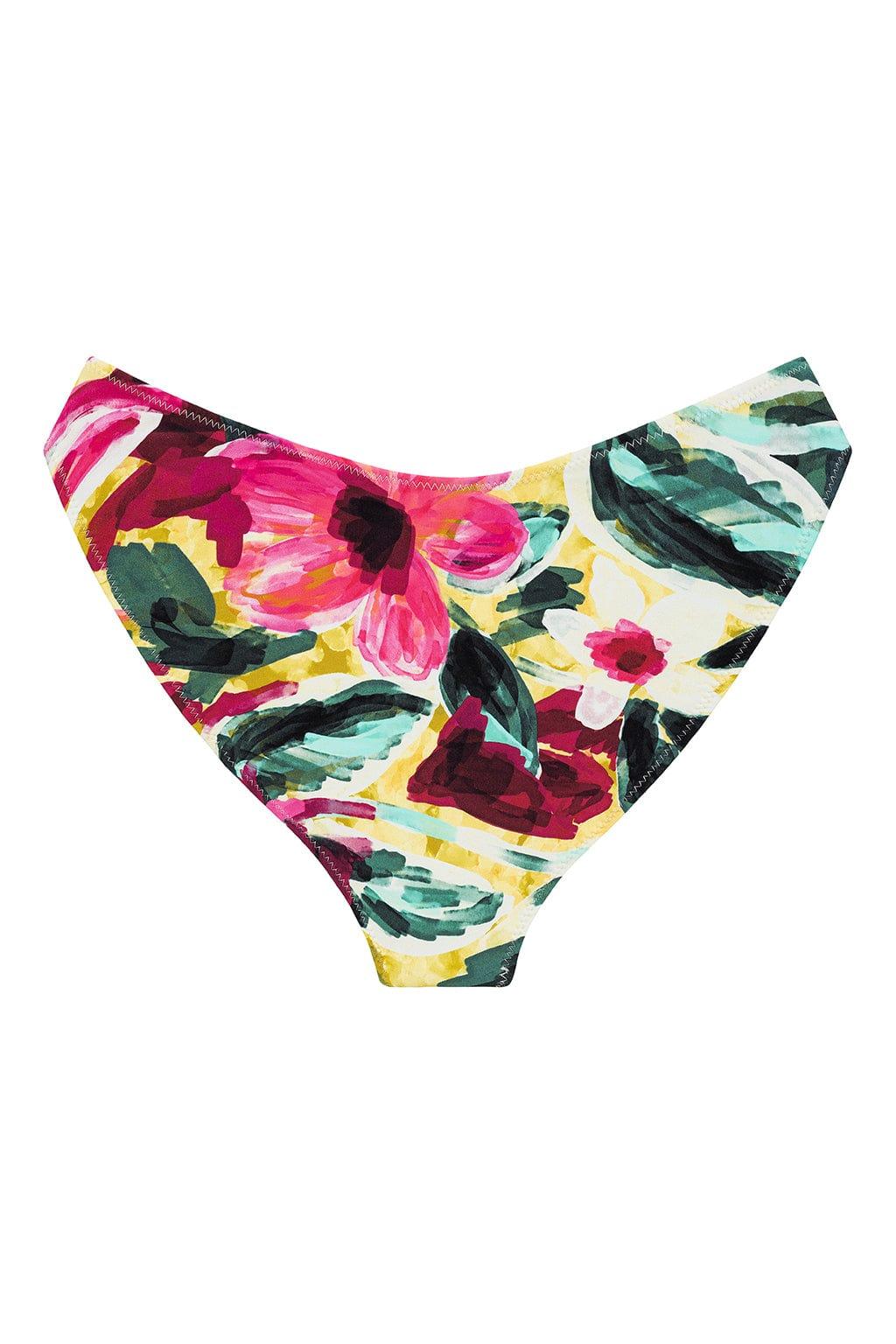 Isla Floral Added Coverage Lulu (Zig-Zag Stitch) Bikini Bottom