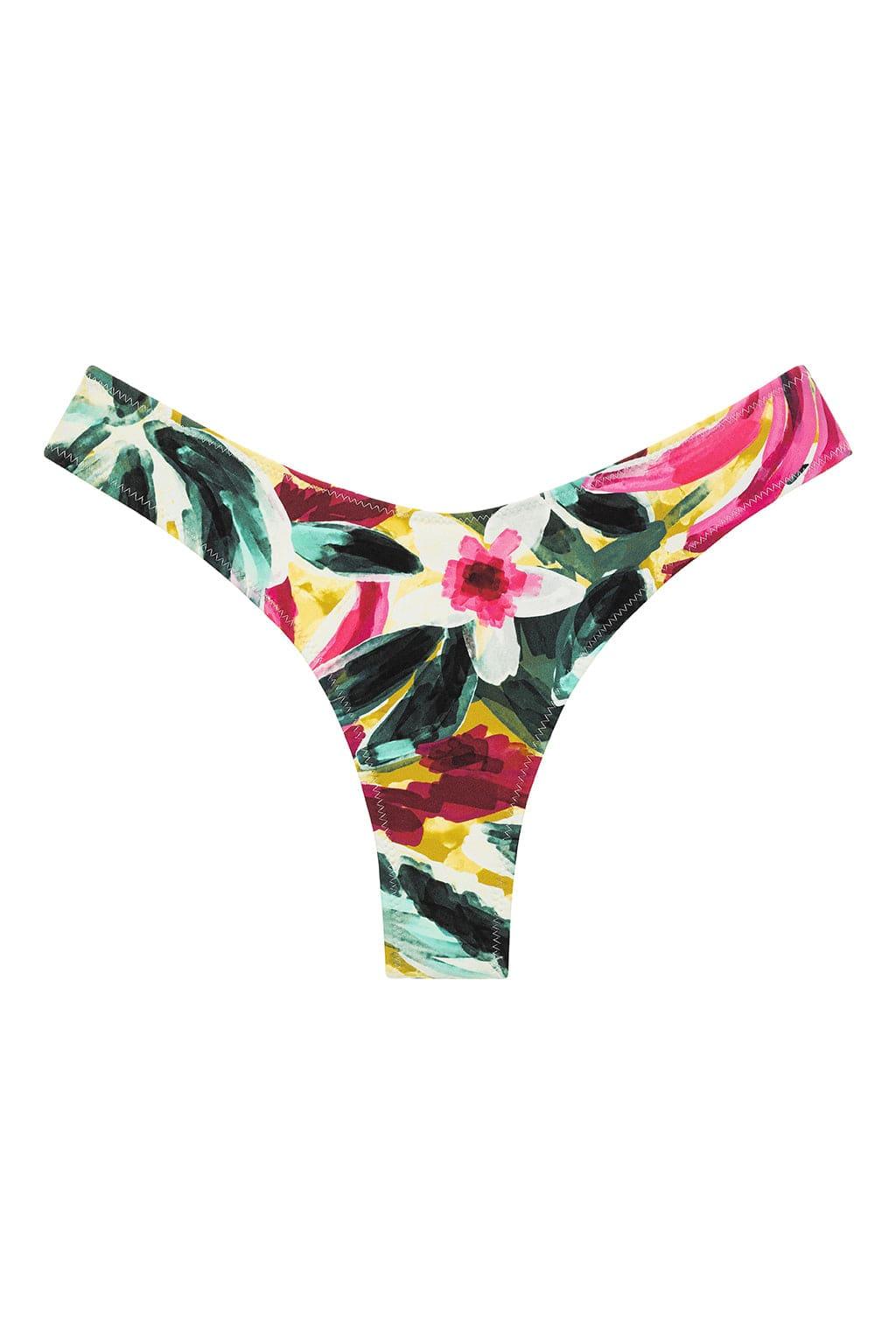 Isla Floral Added Coverage Lulu (Zig-Zag Stitch) Bikini Bottom