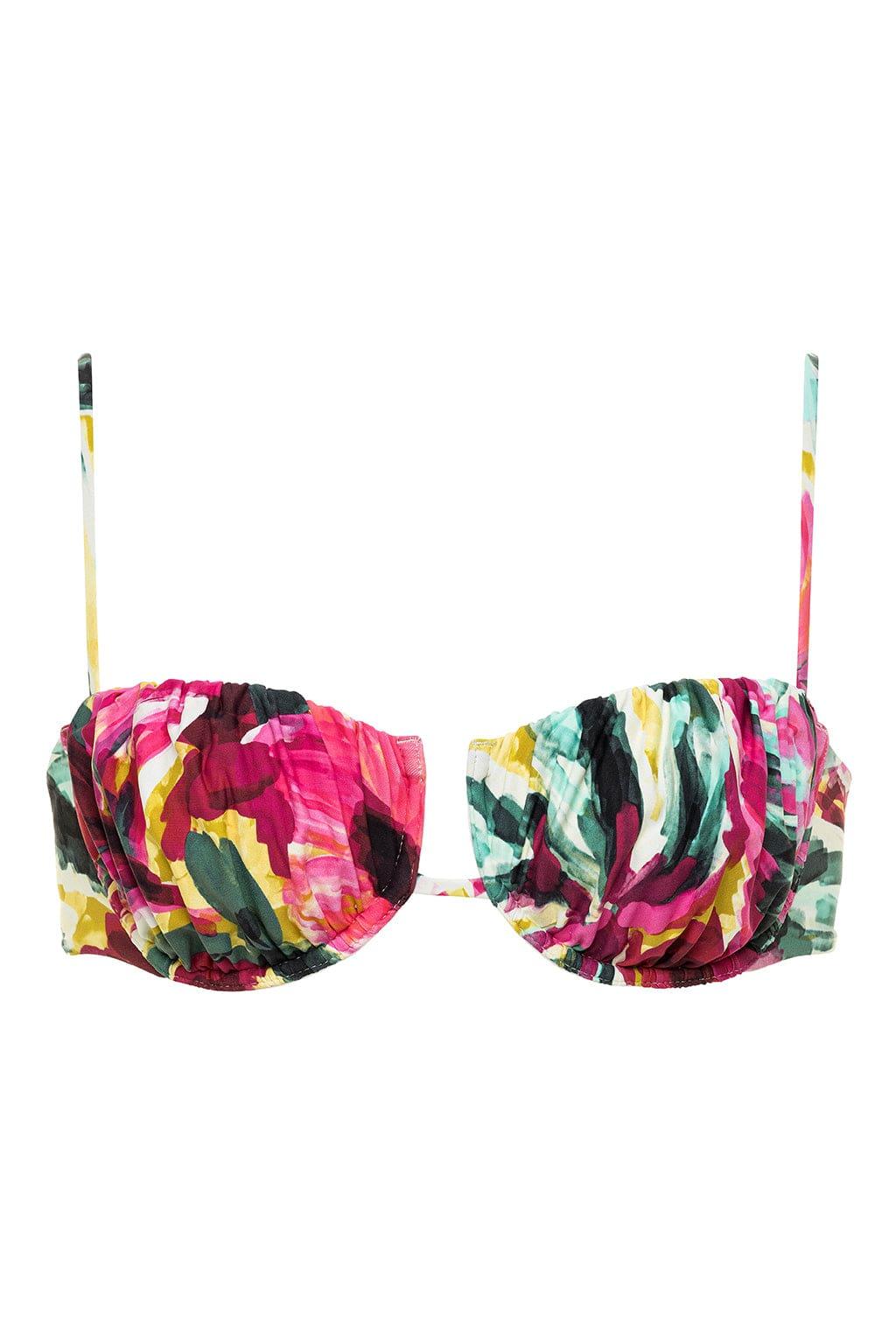 Isla Floral Petal Bikini Top