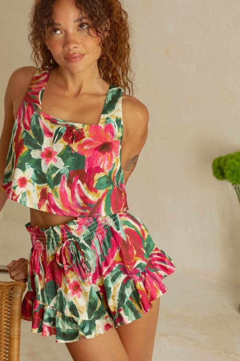 Isla Floral Boho Short
