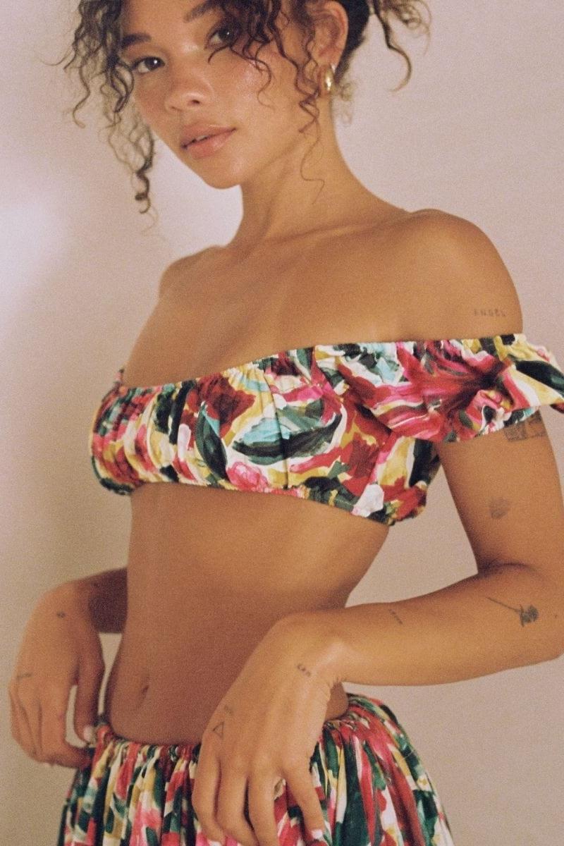 Isla Floral Gypsy Skirt