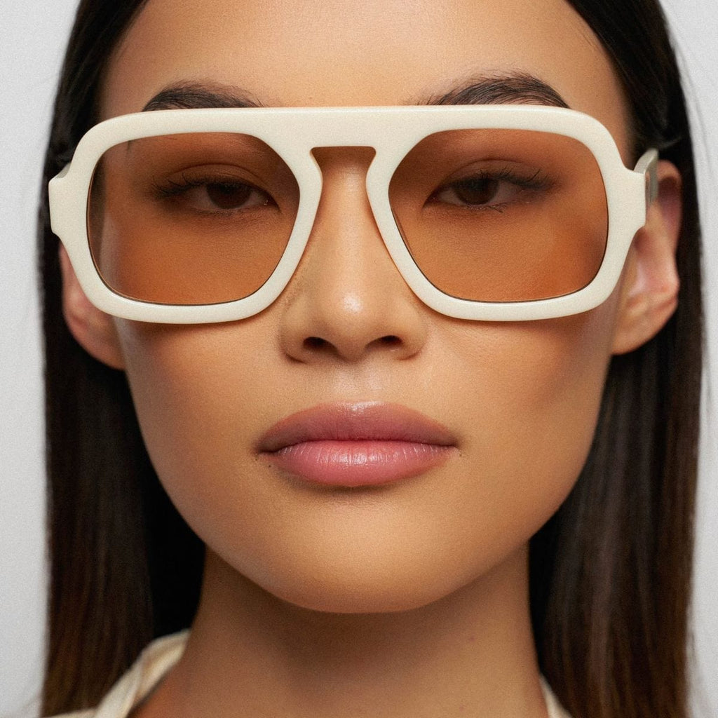 Jane Sunglasses (Ivory White)