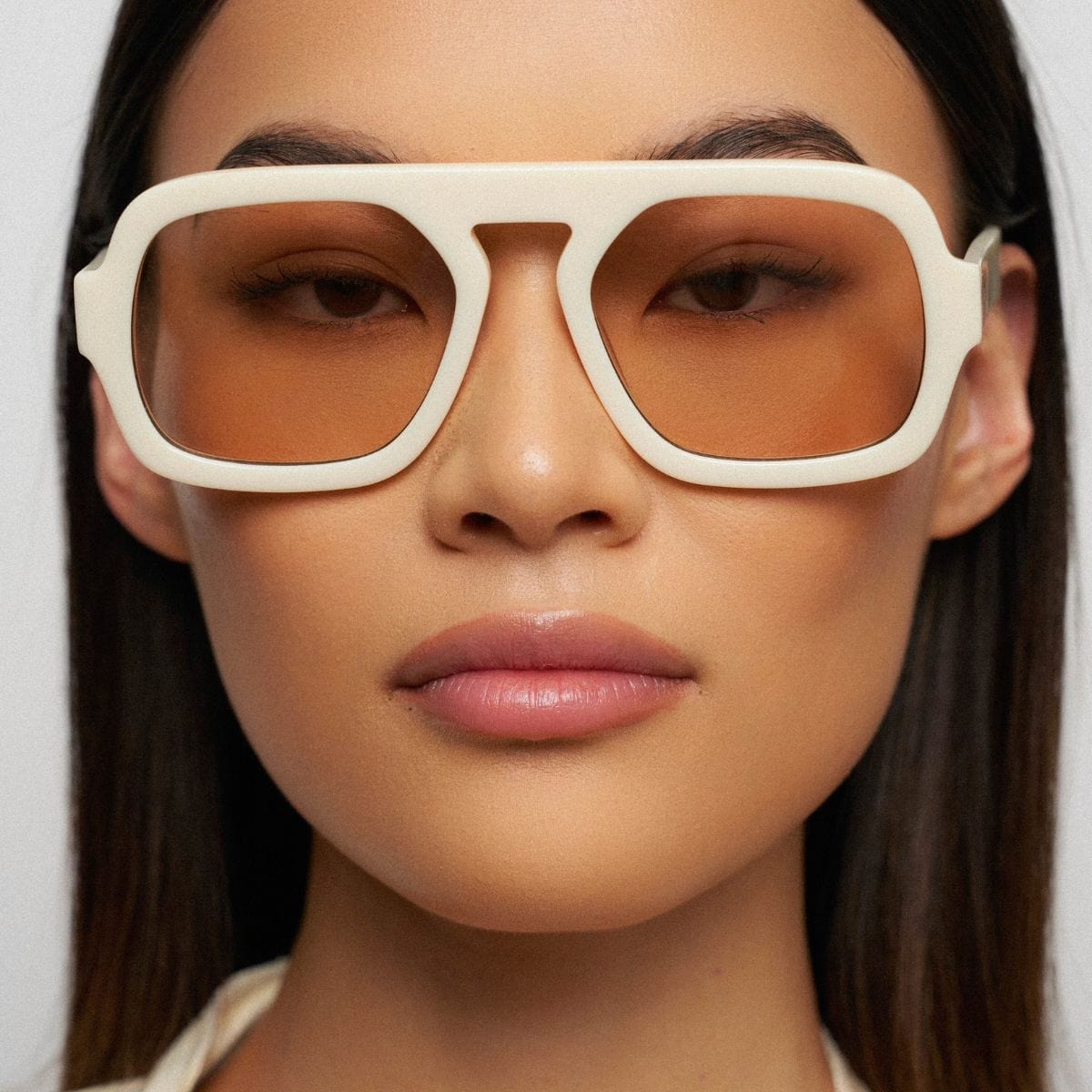 Jane Sunglasses (Ivory White)