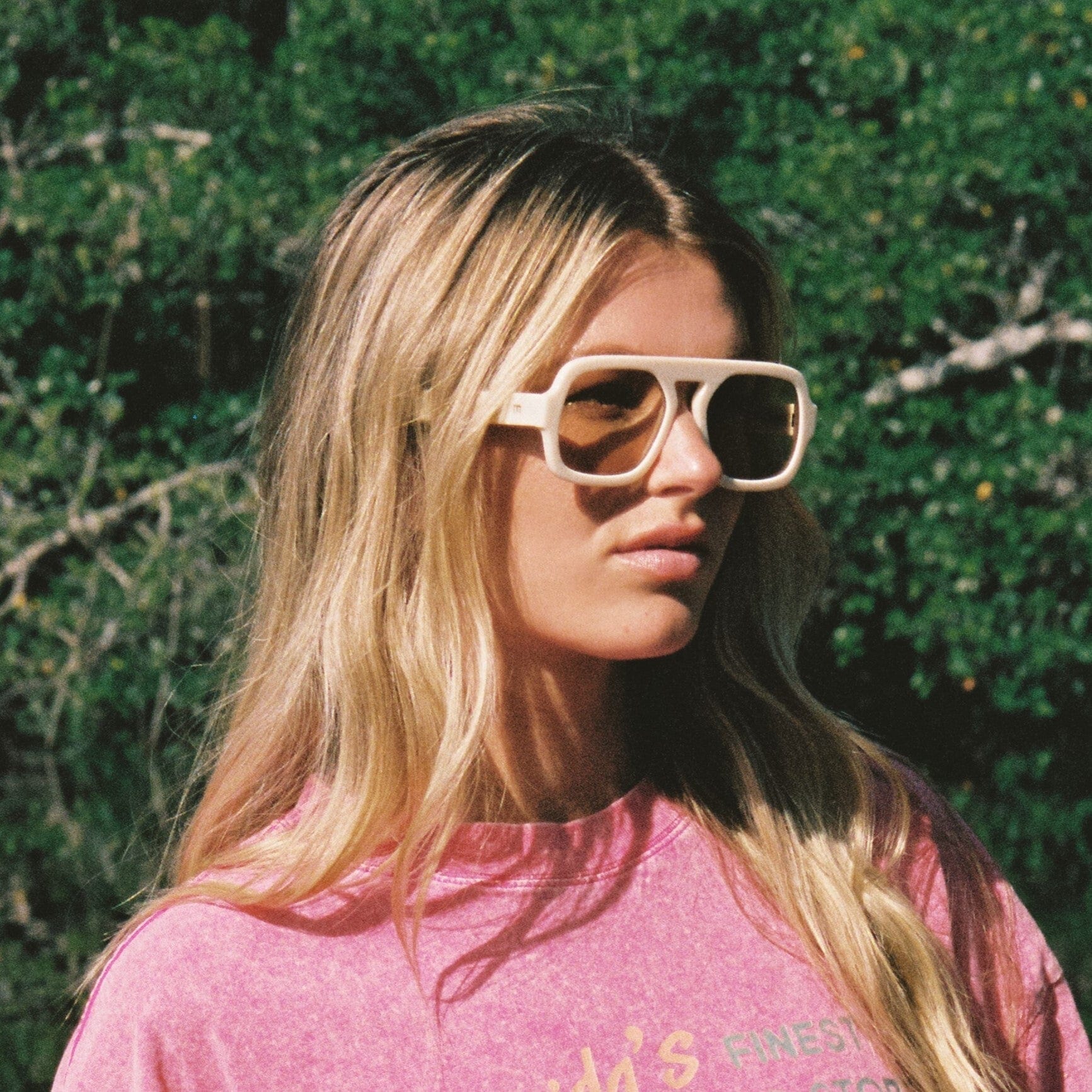 Jane Sunglasses (Ivory White)