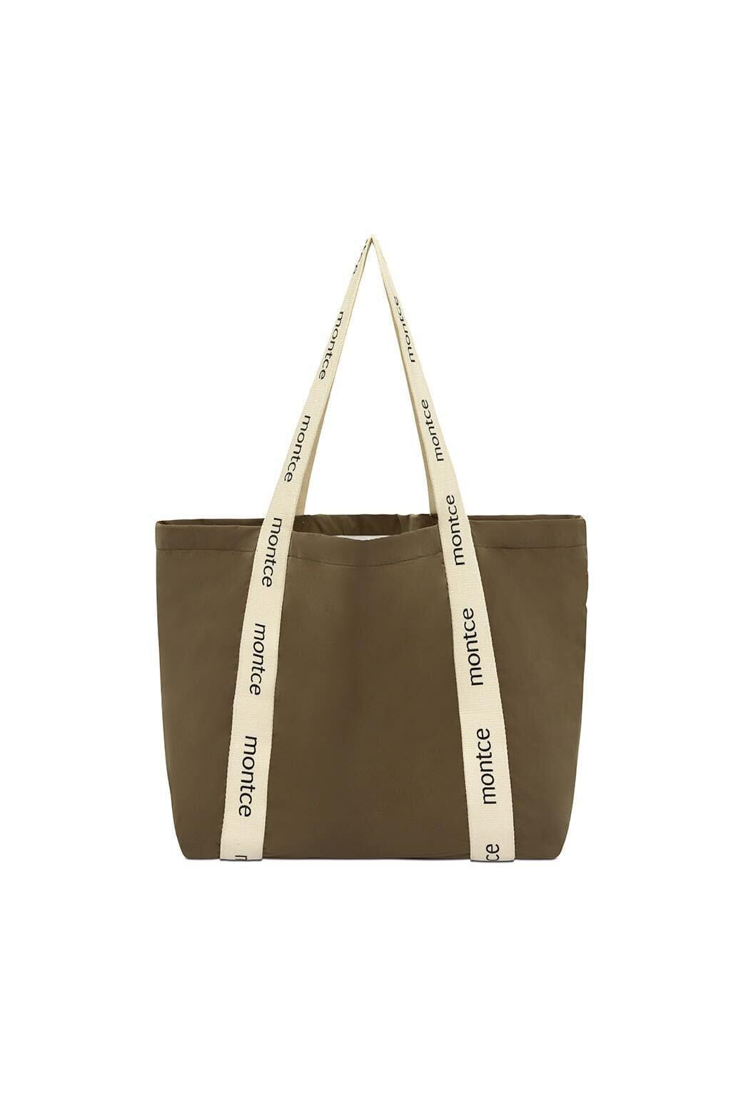 Khaki Beach Bag