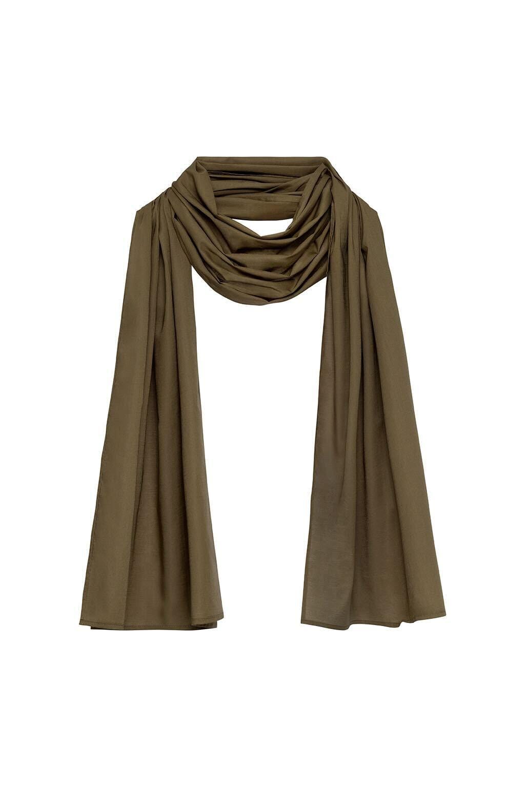 Khaki Oversized Styling Scarf