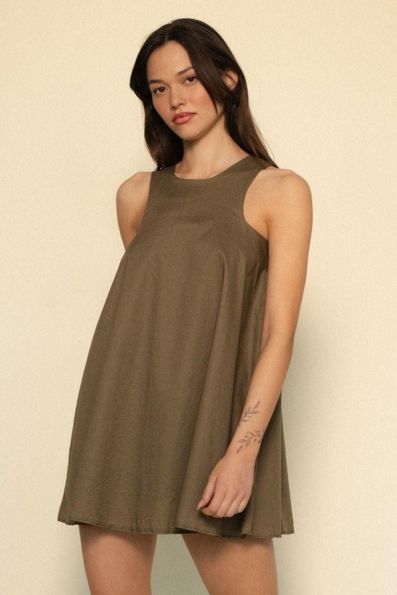 Khaki Hannah Dress