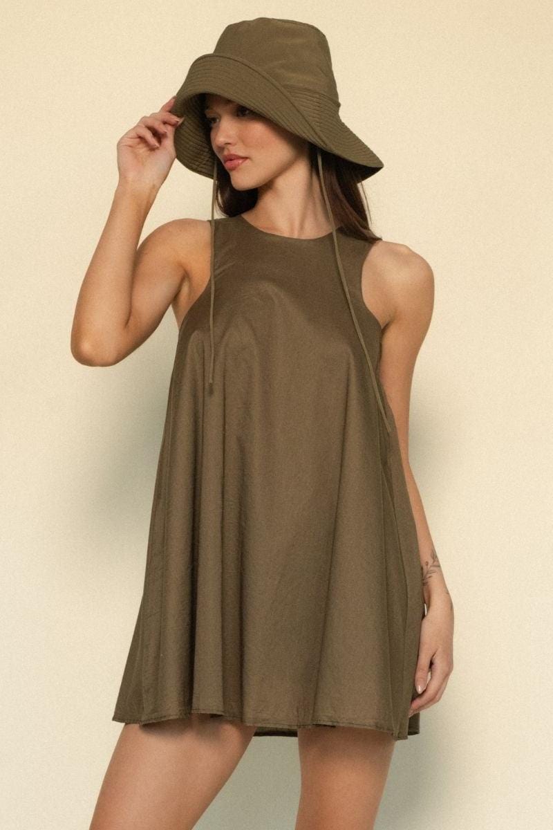 Khaki Hannah Dress