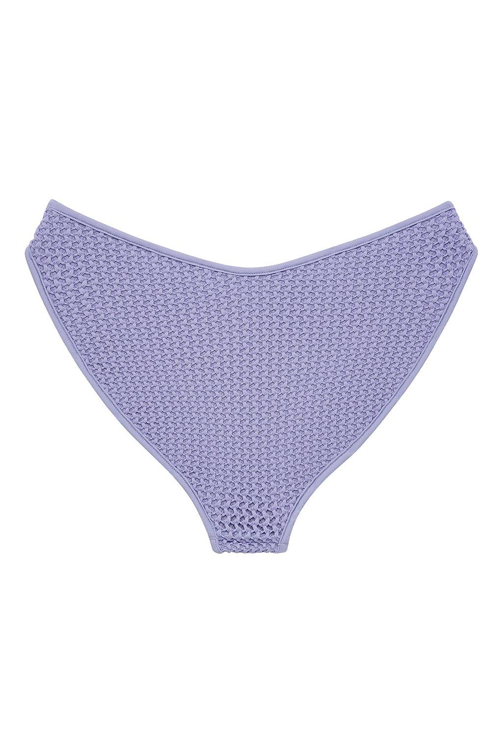 Lavender Crochet Added Coverage Lulu Bikini Bottom