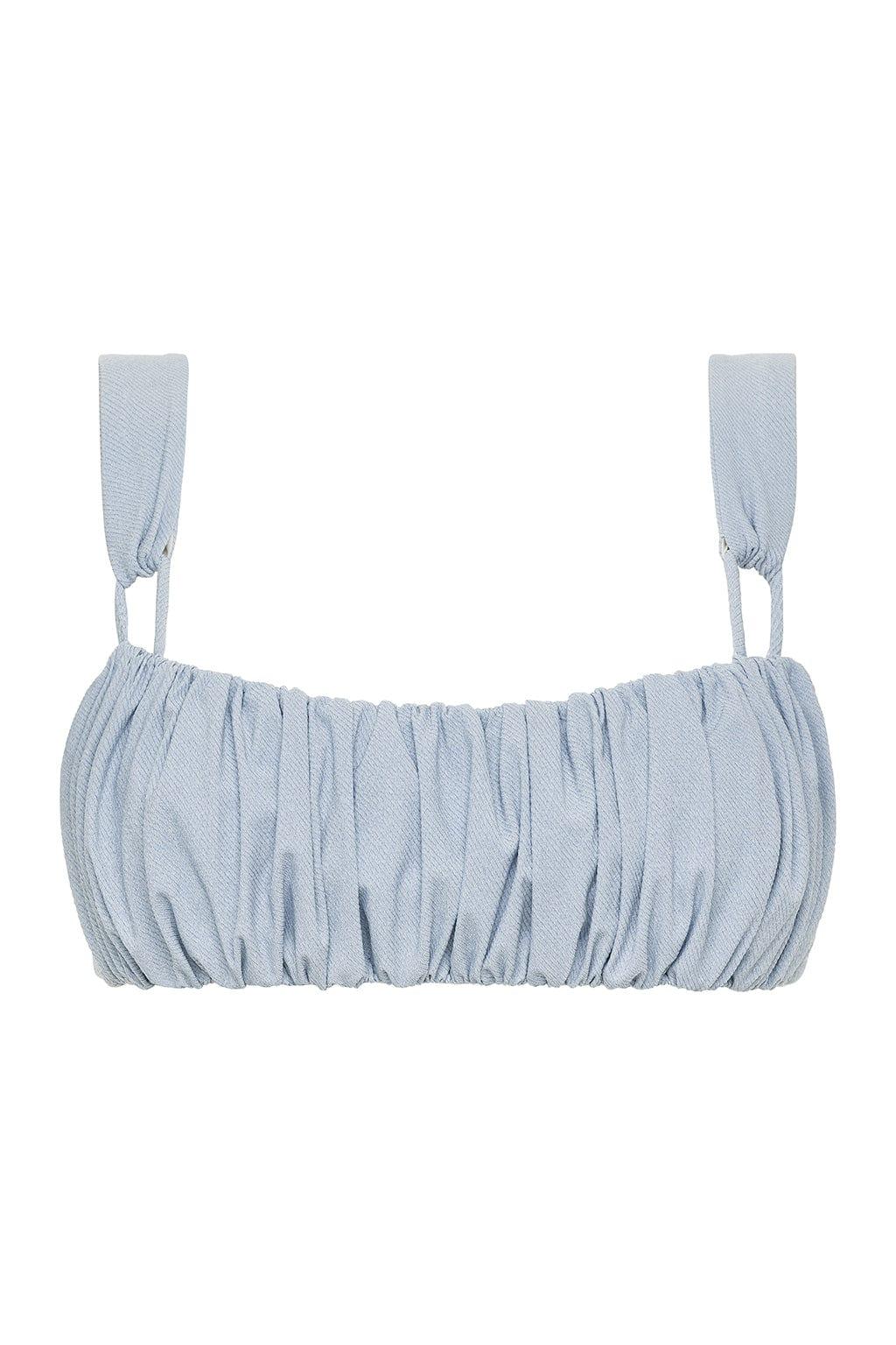 Light Denim Victoria Bikini Top