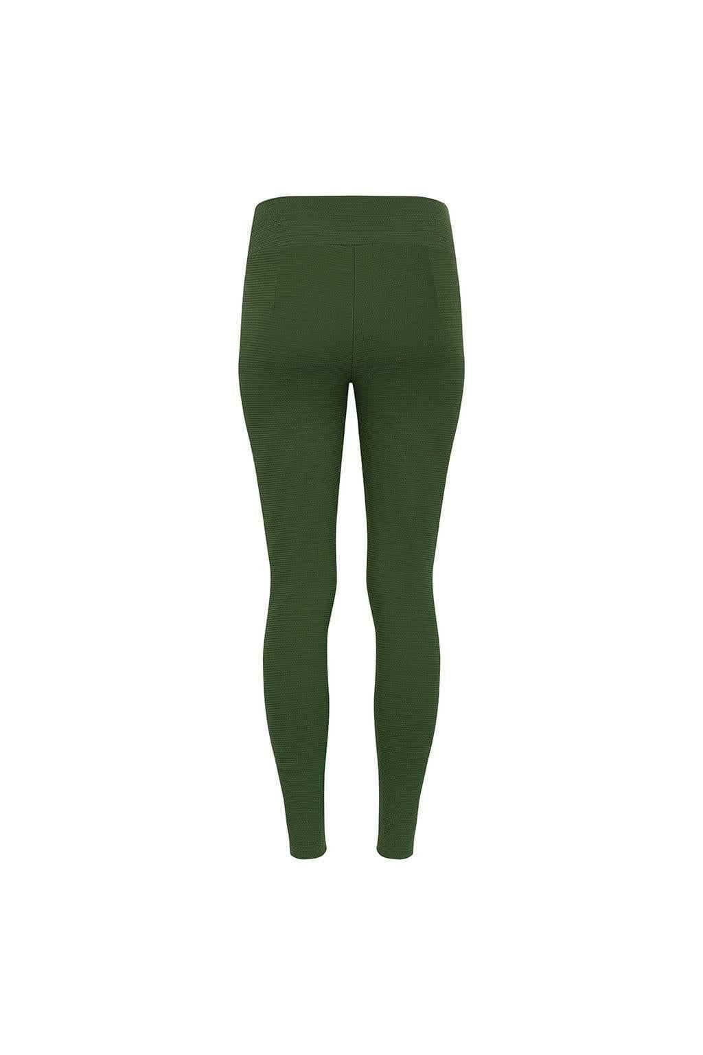 Olive Micro Scrunch Classic Legging