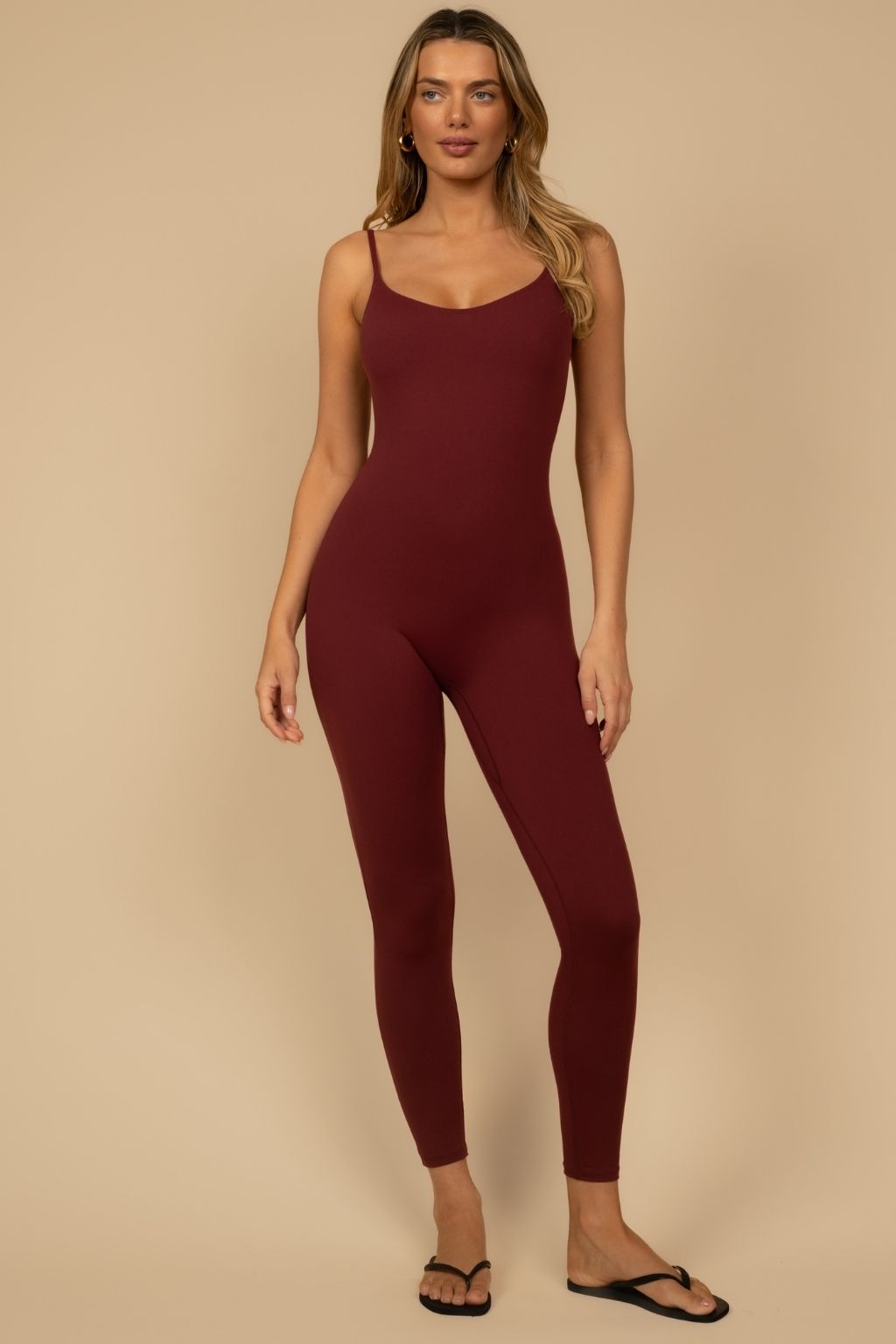 Maroon Alina Long Onesie