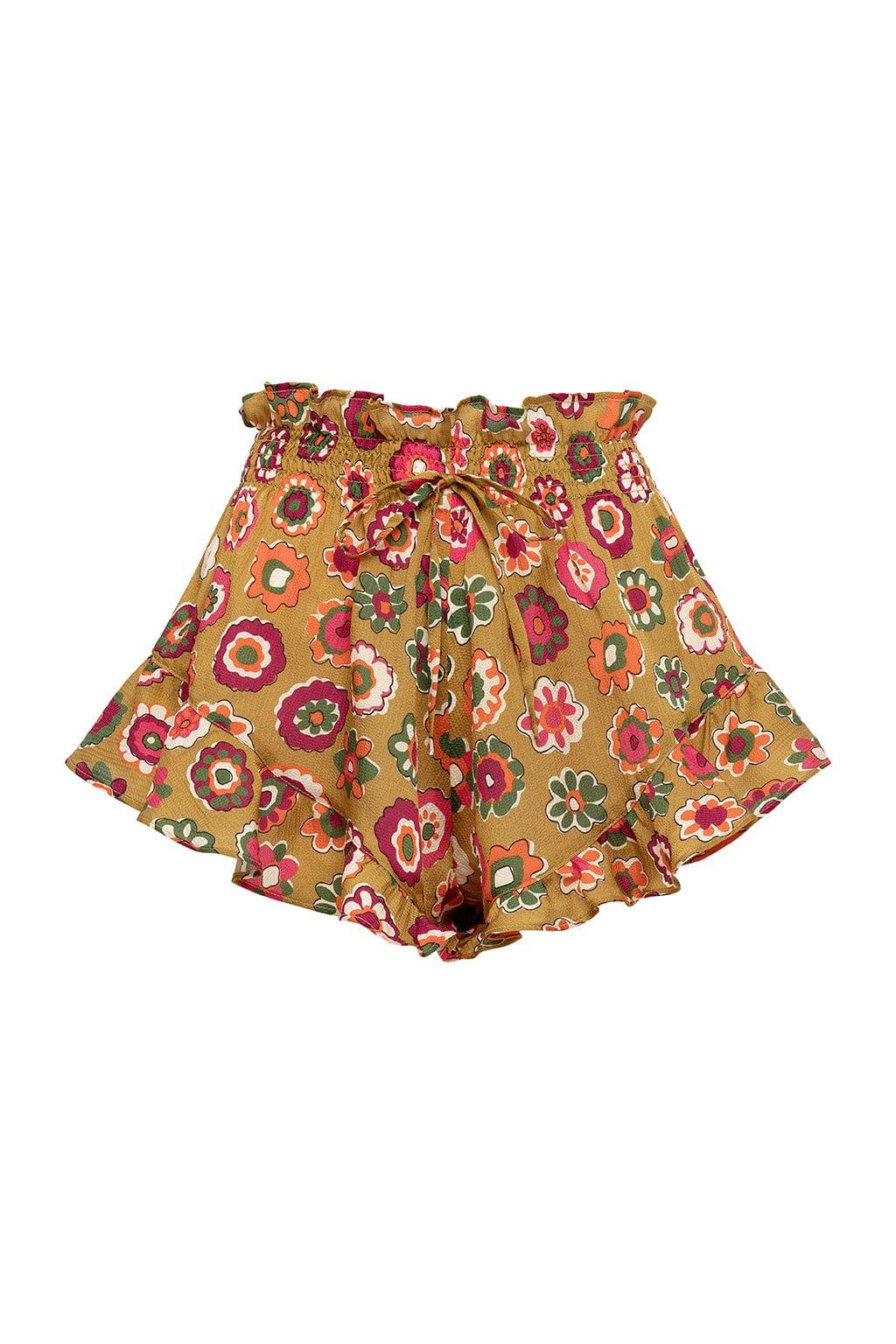 Mazzy Floral Silk Boho Short